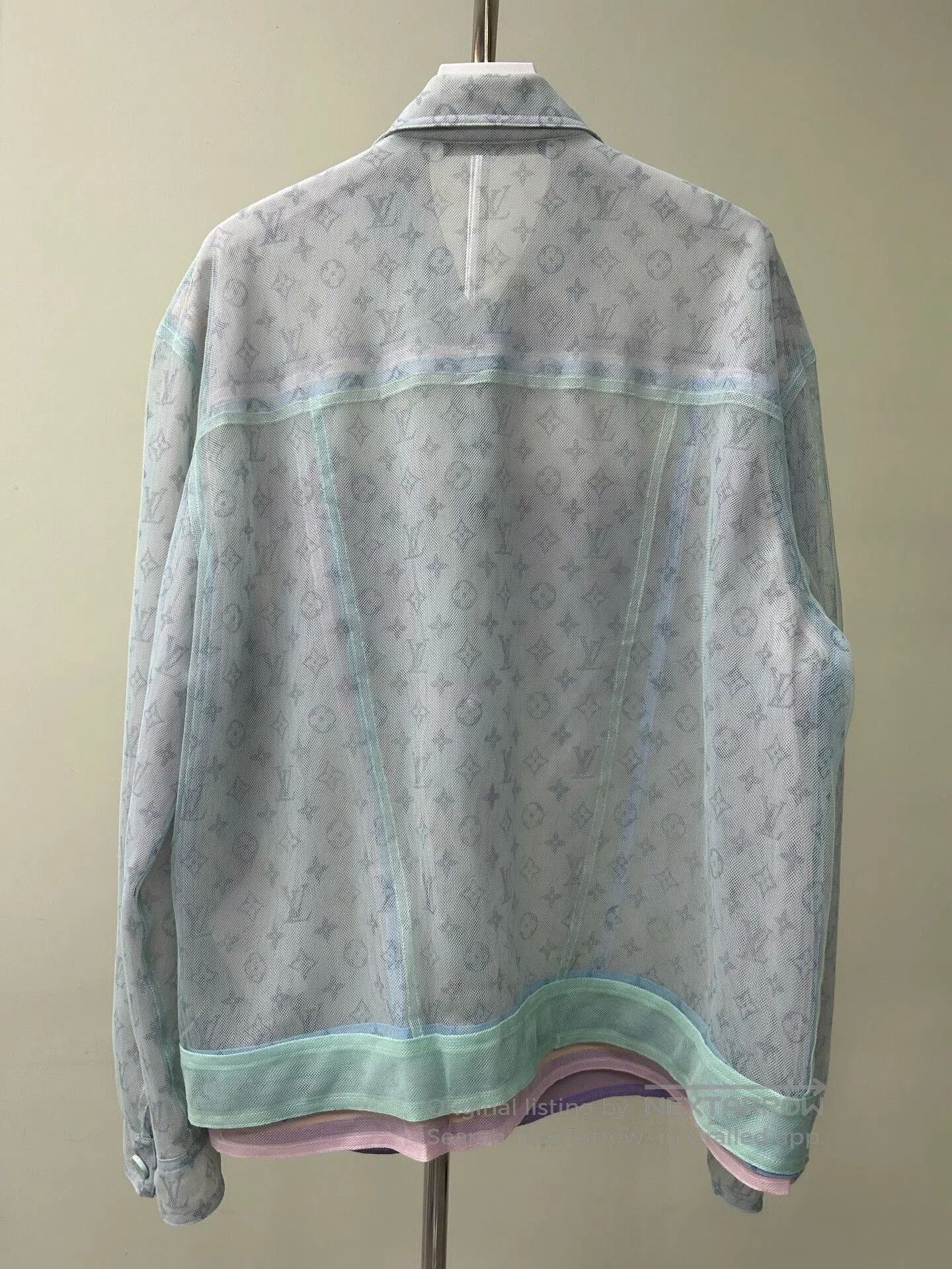 Louis Vuitton Louis Vuitton Sheer Jacket with Pastel Colors. Size US M / EU 48-50 / 2 - 2 Thumbnail