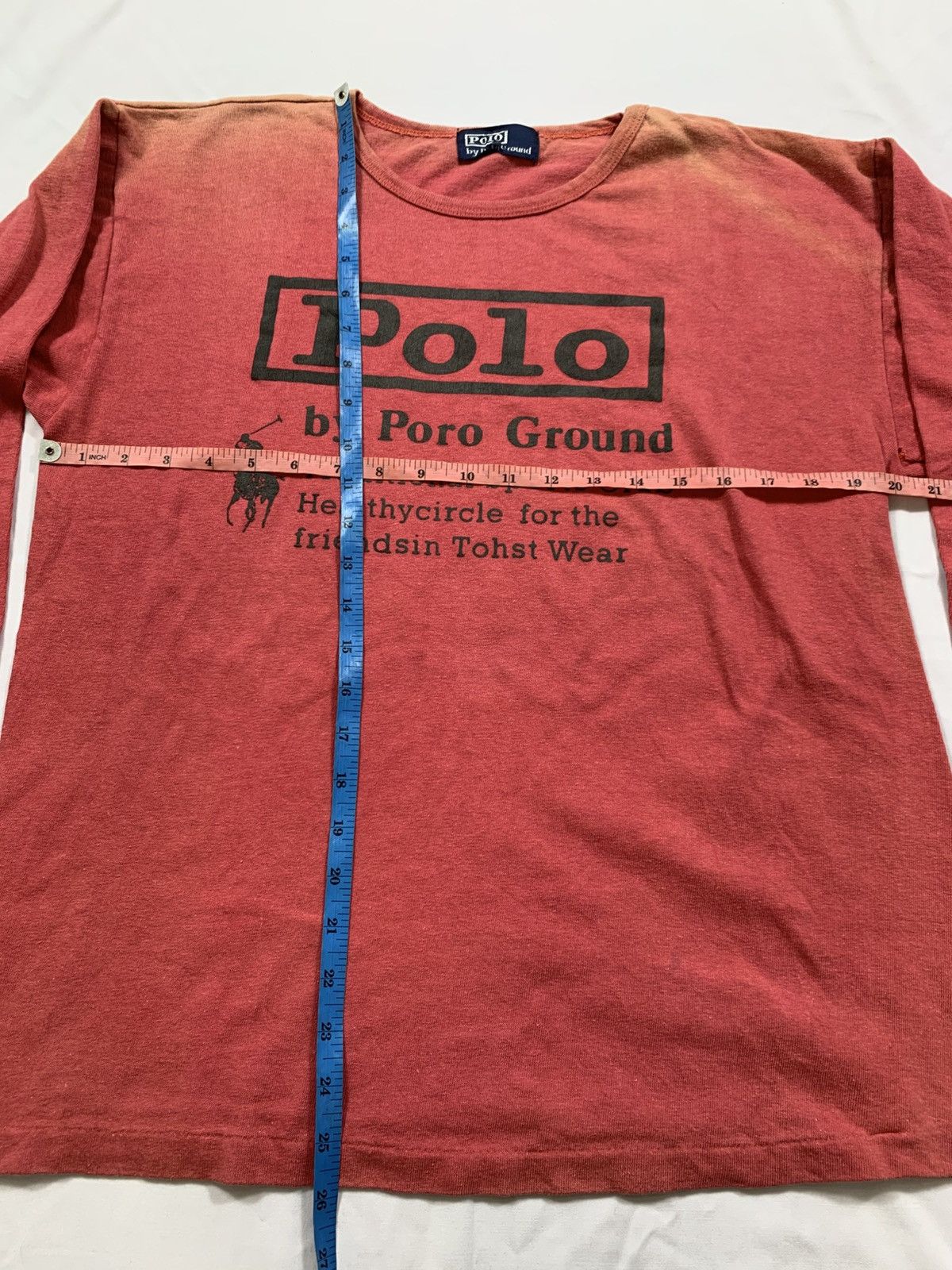 Polo Ralph Lauren Vtg Polo by Polo Ground Distressed Longslevee Size US L / EU 52-54 / 3 - 7 Thumbnail