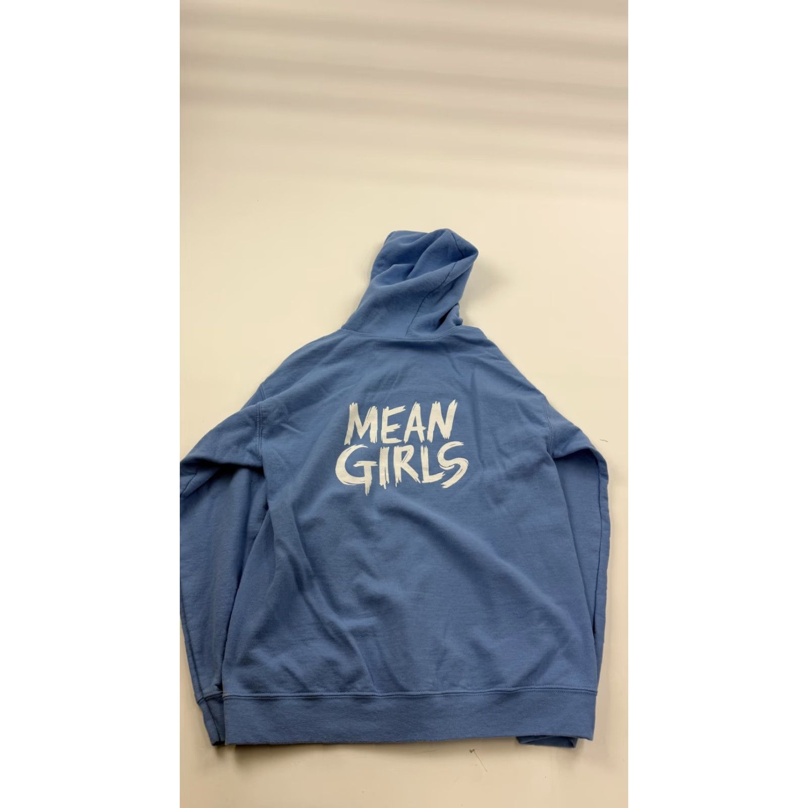 Hereu Mean Girls Hoodie Womens Medium Blue She Doesn't Even Go Here Zip Sweatshirt Movie Size M / US 6-8 / IT 42-44 - 7 Thumbnail