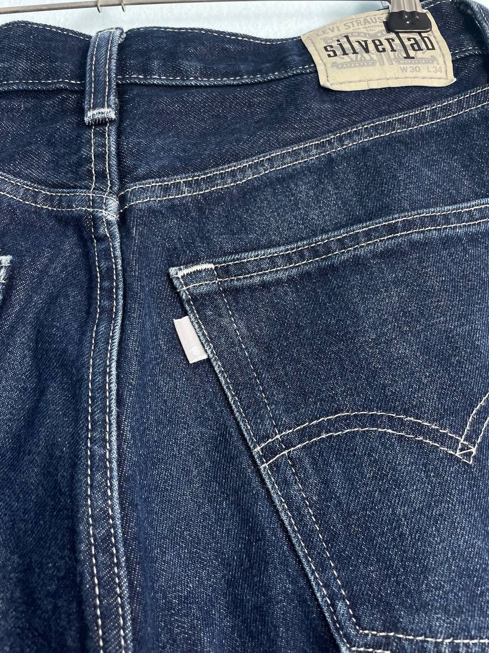 Hysteric Glamour × Le Grande Bleu (L.G.B.) × Levi's Levis Silvertab Baggy Denim Jeans Size US 32 / EU 48 - 5 Thumbnail