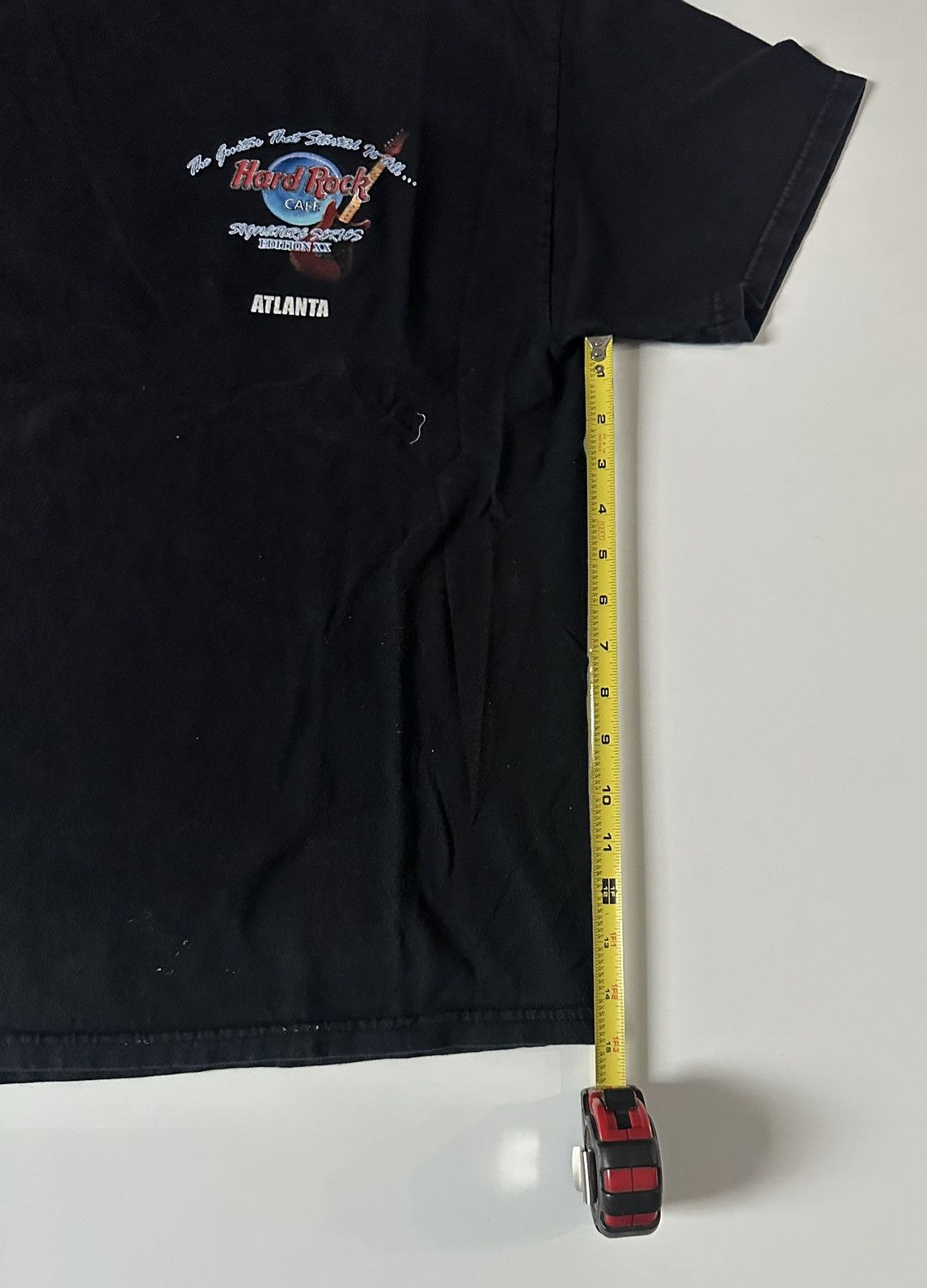 Hard Rock Cafe × Vintage Hard Rock Cafe Atlanta Eric Clapton Mens Graphic Tee XL Size US XL / EU 56 / 4 - 6 Thumbnail