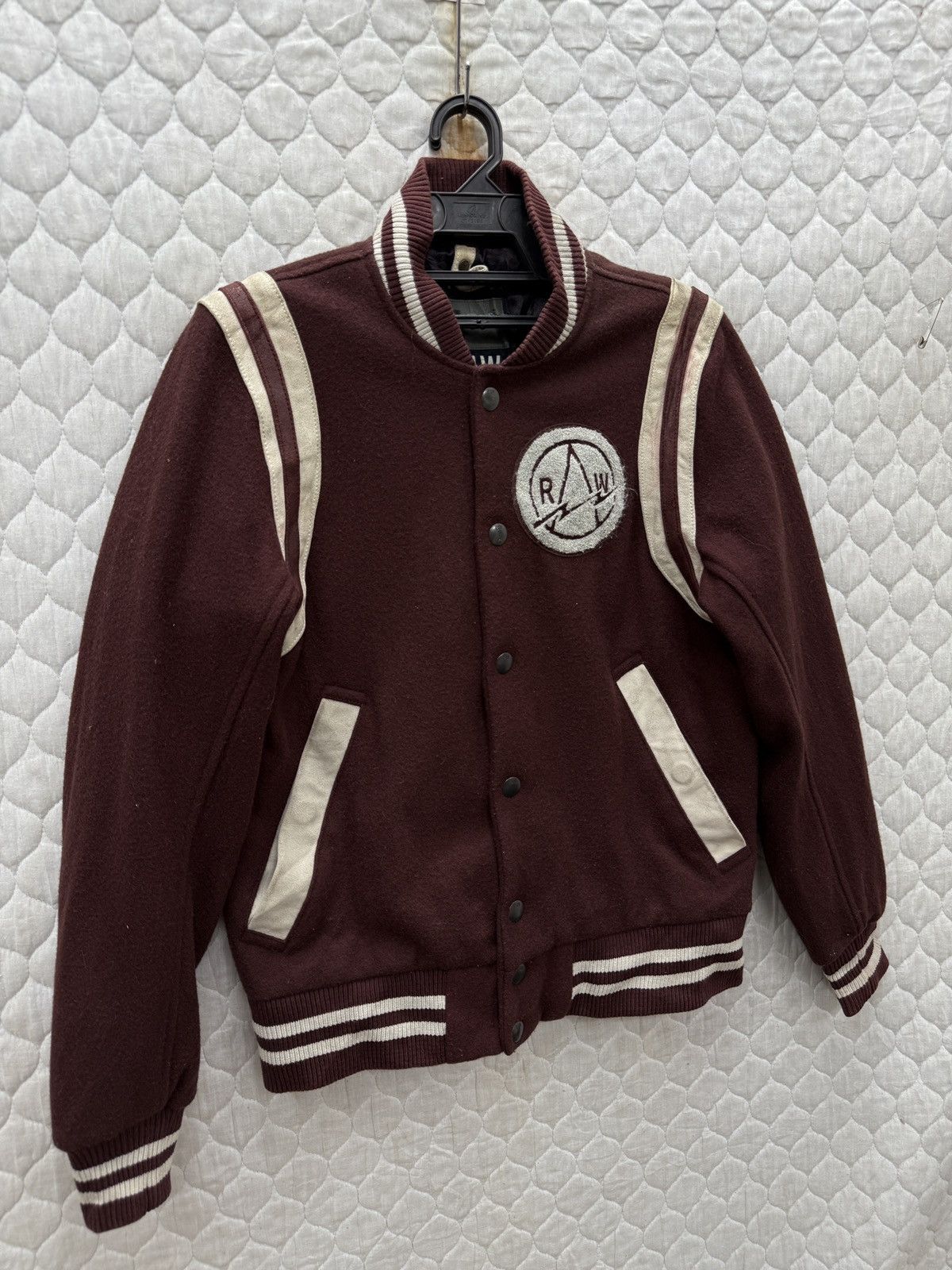 G-Star 🔥🔥🔥ARCHIVE G STAR RAW LINING LEATHER VARSITY JACKET Size US M / EU 48-50 / 2 - 3 Thumbnail