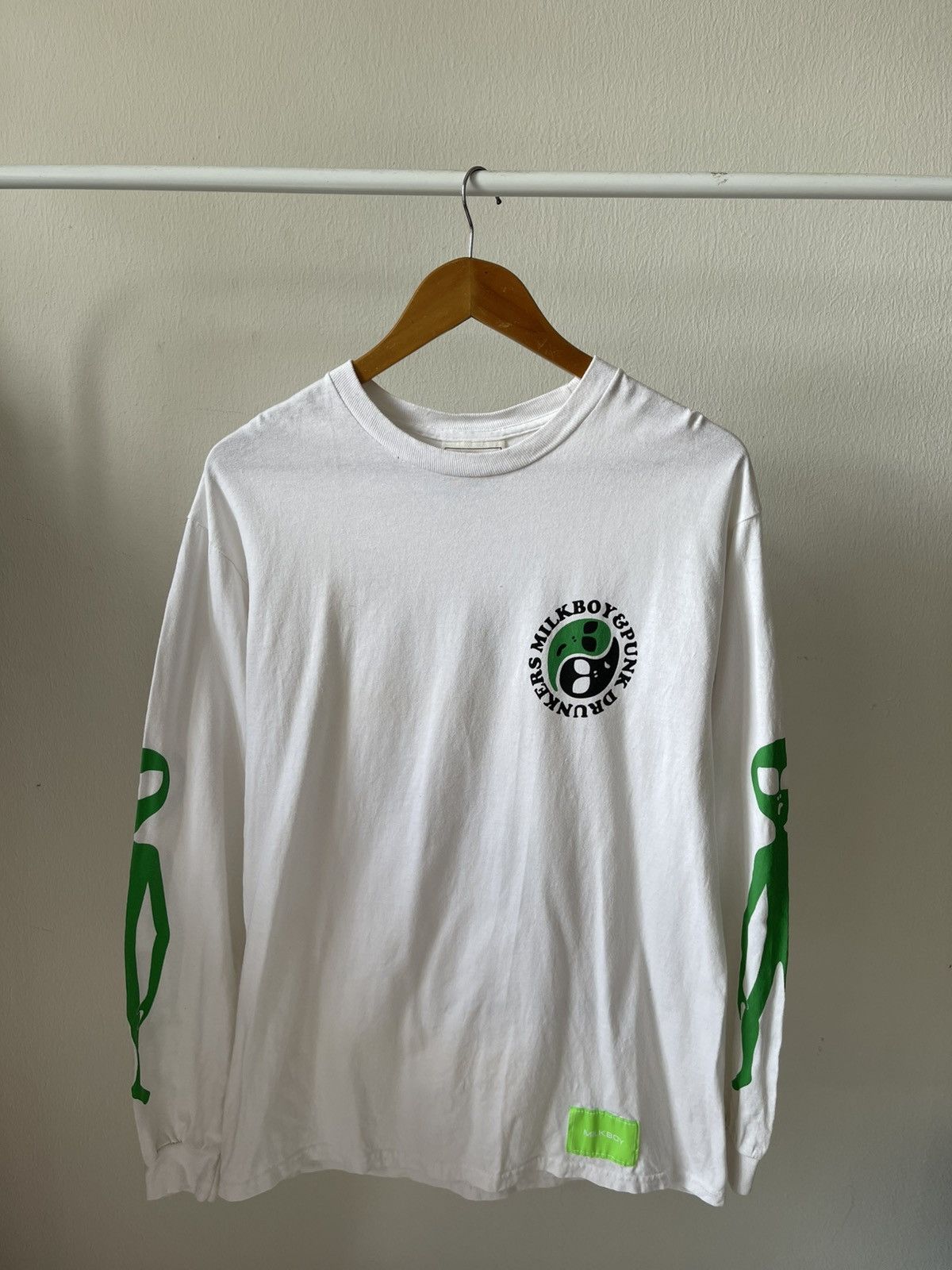 Beauty Beast 2000s Milkboy x Punk Drunkers Alien Long Sleeve Size US S / EU 44-46 / 1 - 3 Thumbnail
