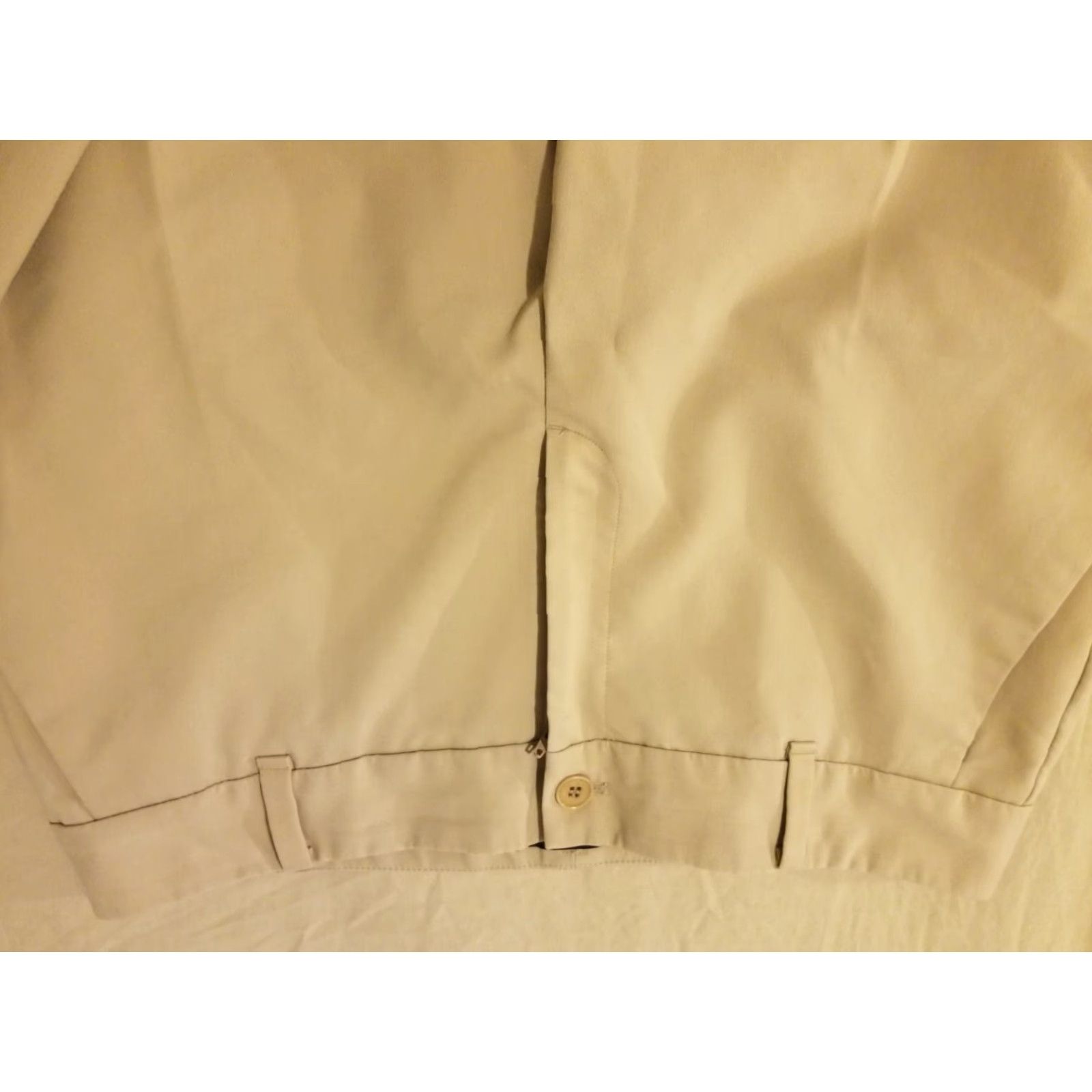 Talbots Womens Talbots Pants Chino Cotton Beige 12 Vintage? Size 34" / US 12 / IT 48 - 4 Thumbnail