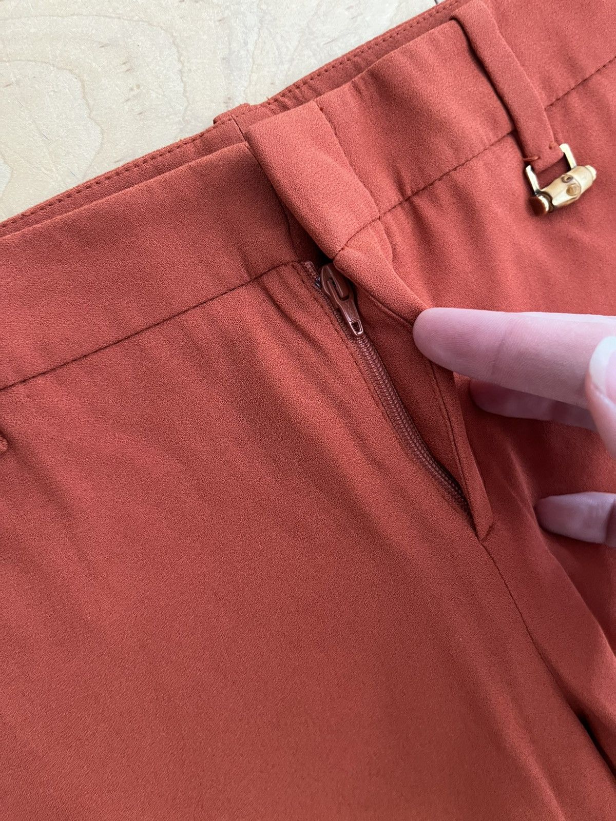 Gucci NWT - Gucci Cady Flared Low Rise Trouser Size 26" / US 2 / IT 38 - 4 Thumbnail