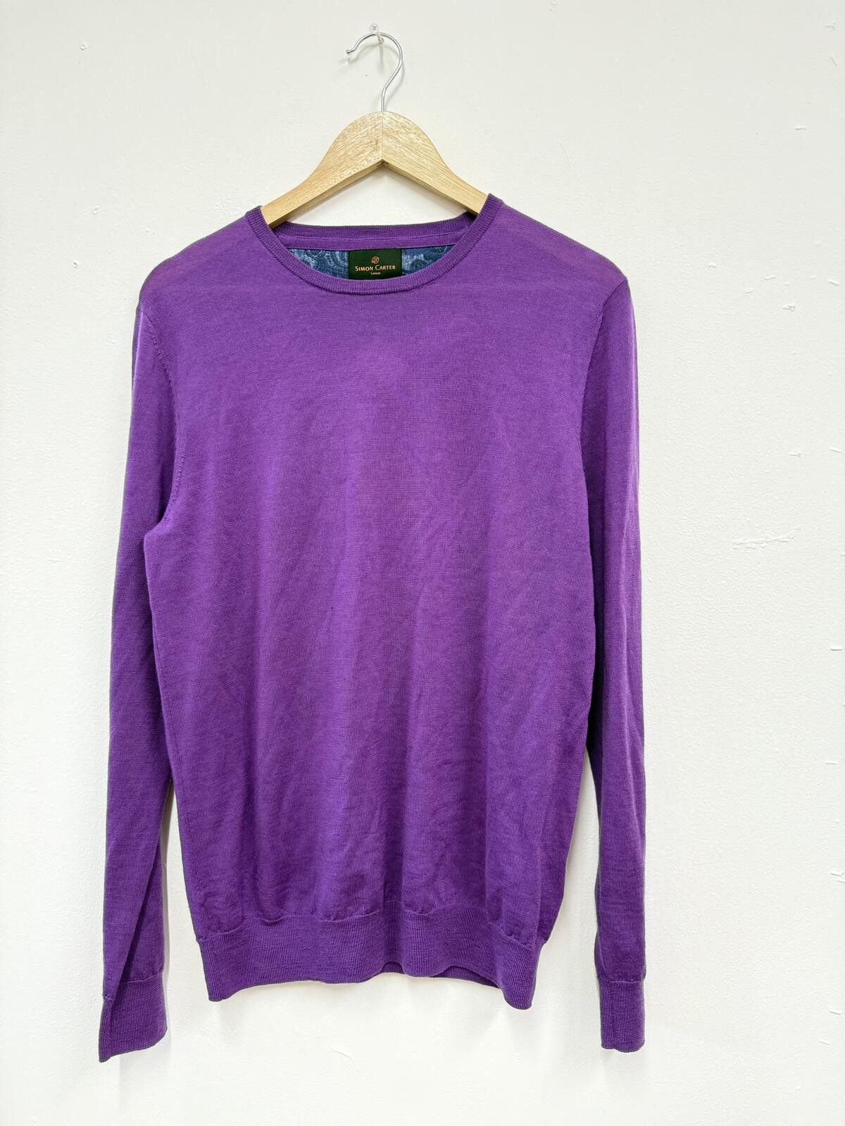 Other Men Simon carter light sweater in premium merino wool Size ONE SIZE - 1 Thumbnail