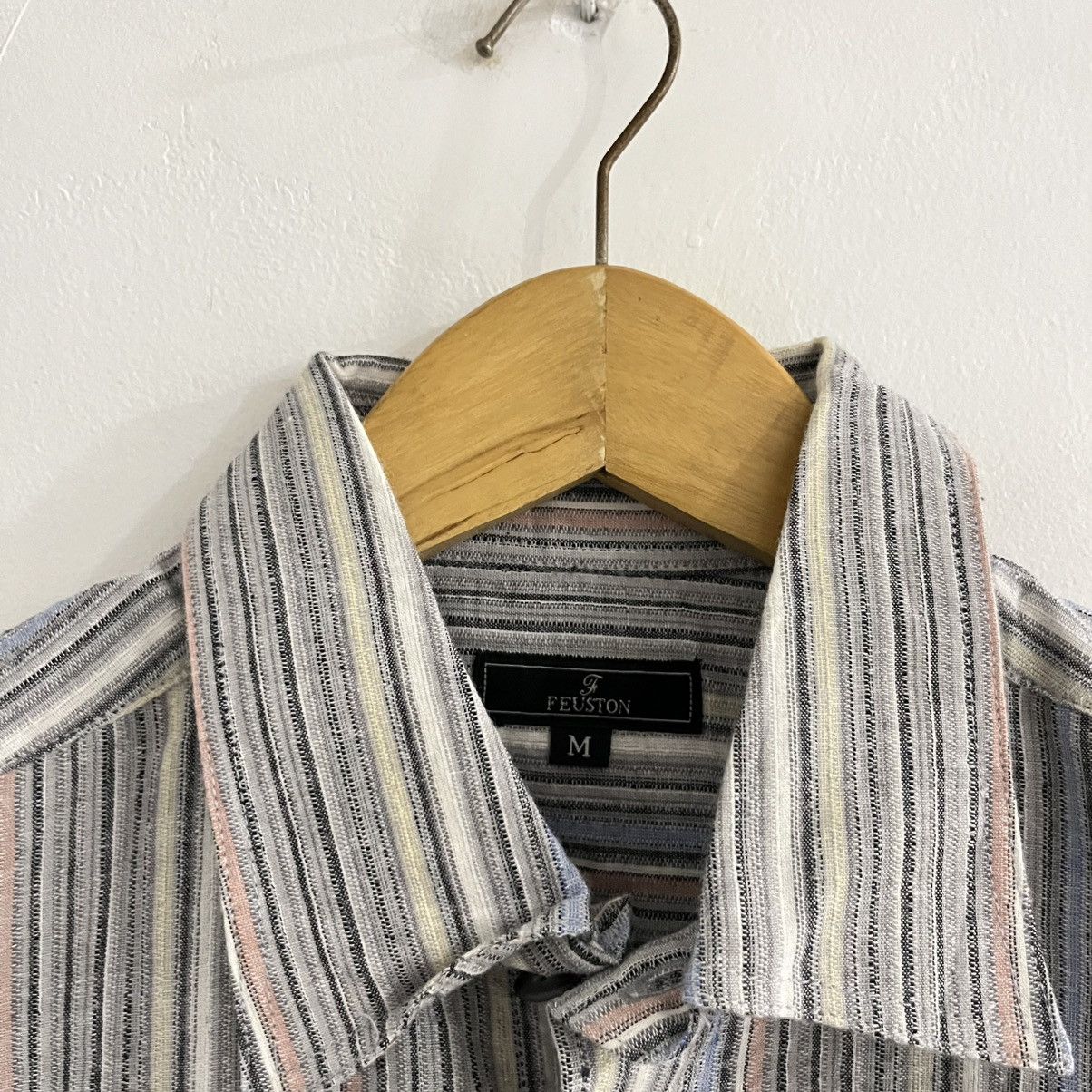Japanese Brand Feuston - Striped Iconic Shirt Size US M / EU 48-50 / 2 - 4 Thumbnail