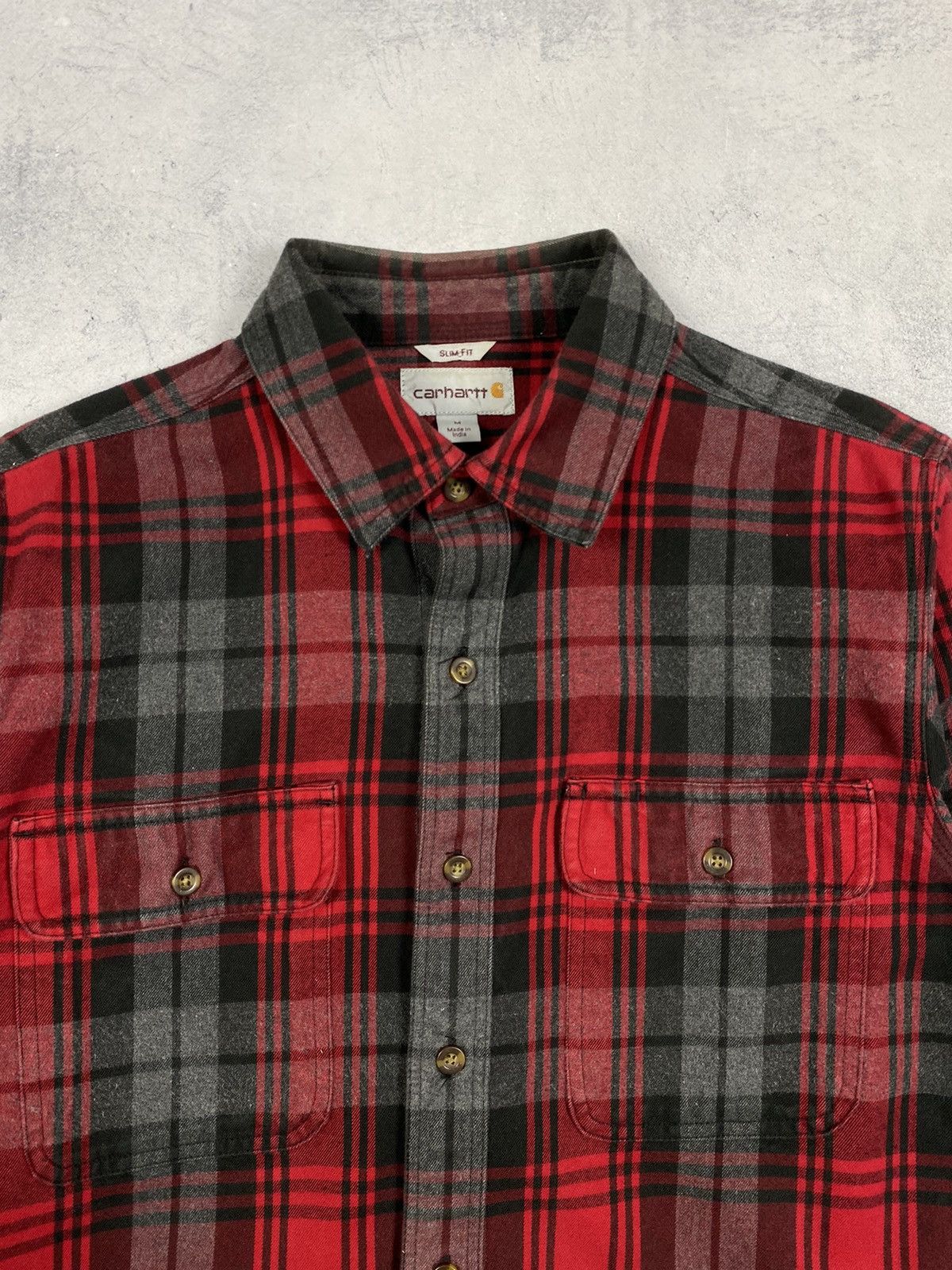 Carhartt Carhartt Checked Button Up Long Sleeve Shirt Worker Size M Size US M / EU 48-50 / 2 - 5 Thumbnail