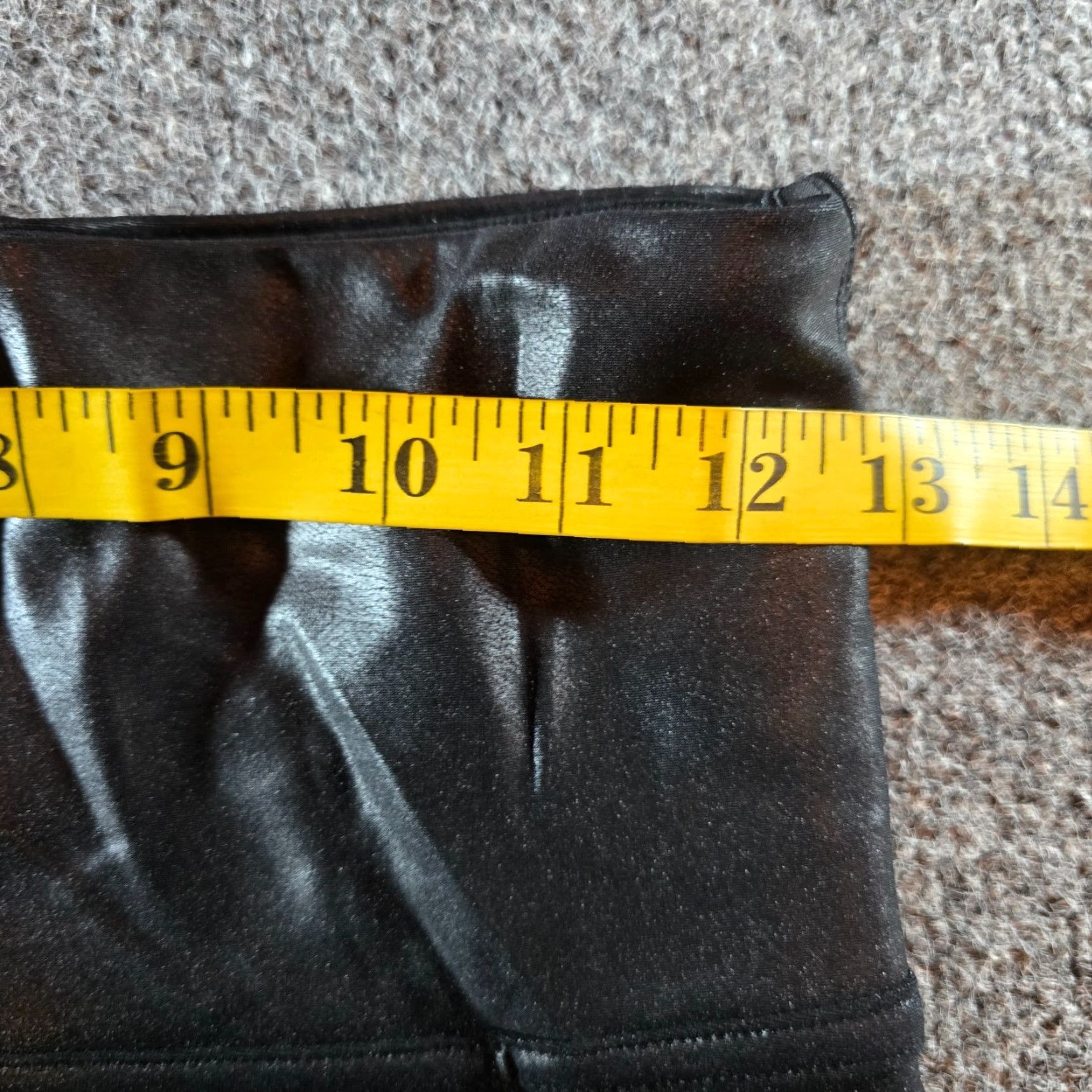 Spanx Spanx Pants Womens Large Black Faux Leather Stretch Casual Capsule Leggings Size L Size 36" / US 14 / IT 50 - 4 Thumbnail