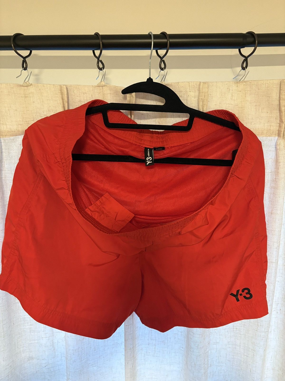 Y-3 Y-3 Red Swim Trunks (with Netting) Size US 33 - 2 Thumbnail