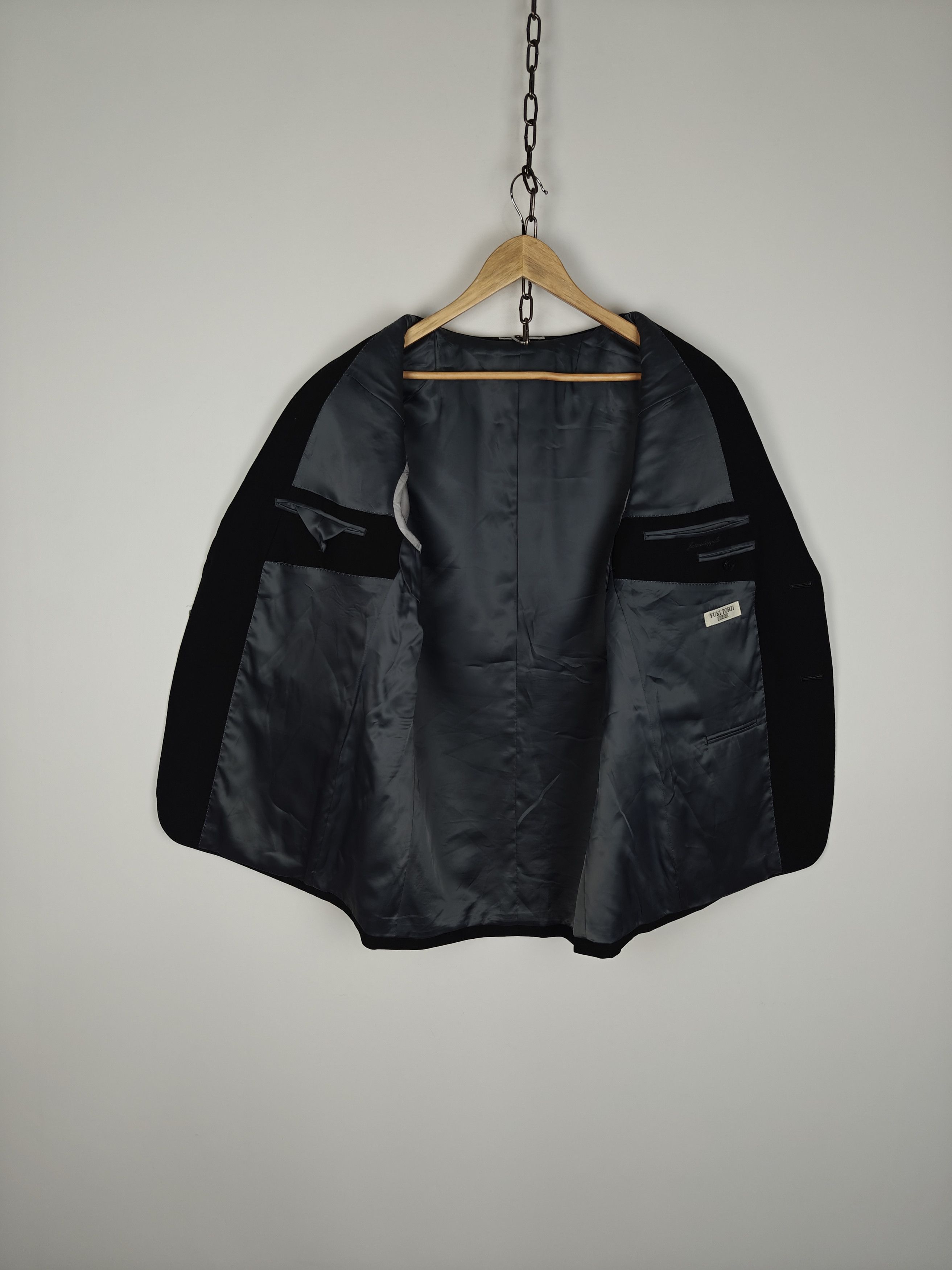 Other Yuki Torii Wool Blazer Jacket Black size 46 Size 46R - 9 Thumbnail