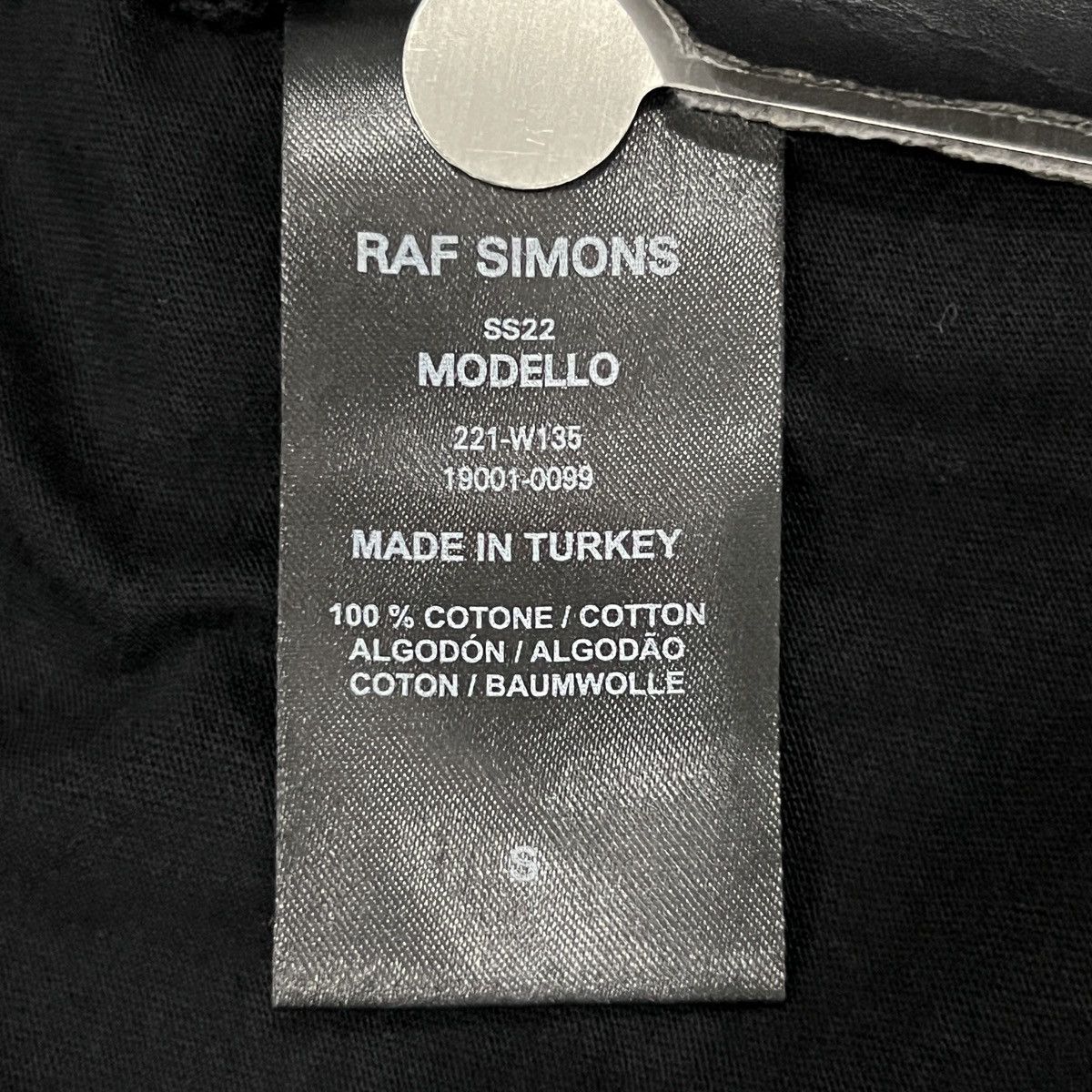 Raf Simons Raf Simons SS22 Grim Reaper Graphic Panel Sleeve T-Shirt Size US S / EU 44-46 / 1 - 12 Thumbnail