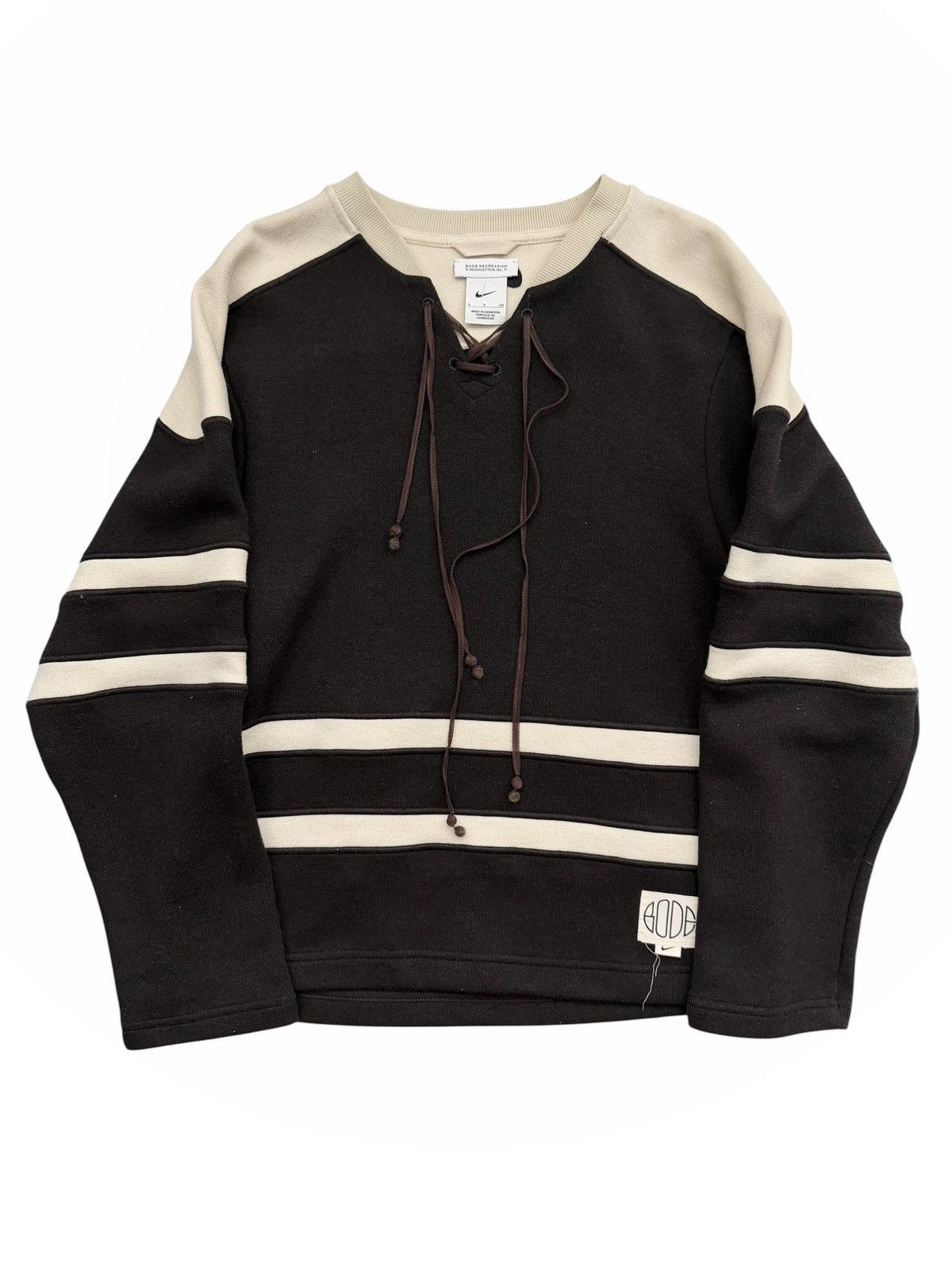 Bode × Nike Rec Lace Knit Jersey Top Size US S / EU 44-46 / 1 - 1 Thumbnail