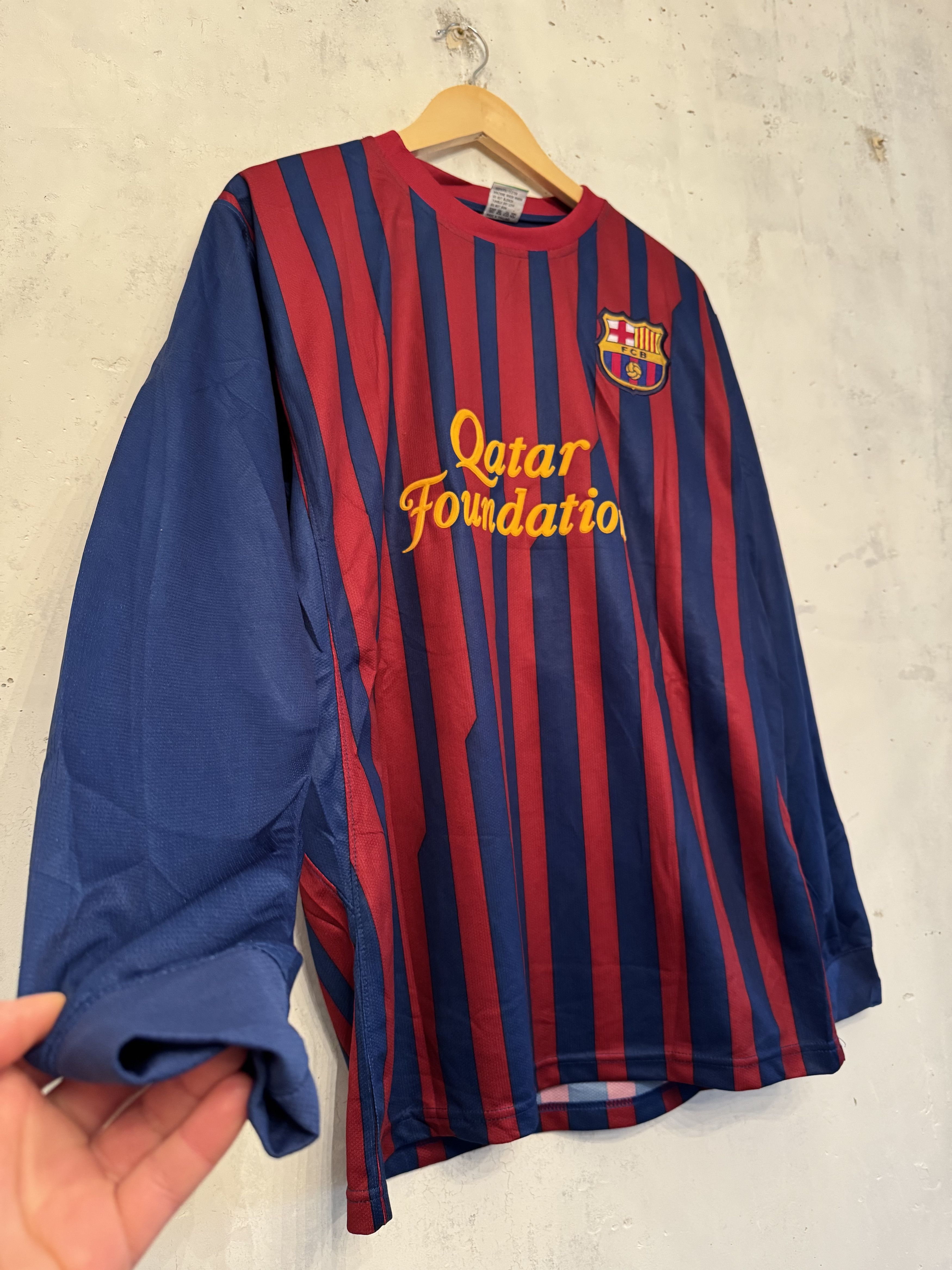 Vintage Barcelona 2011 2012 Messi #10 Home Football Soccer L/S Shirt Size US L / EU 52-54 / 3 - 2 Thumbnail