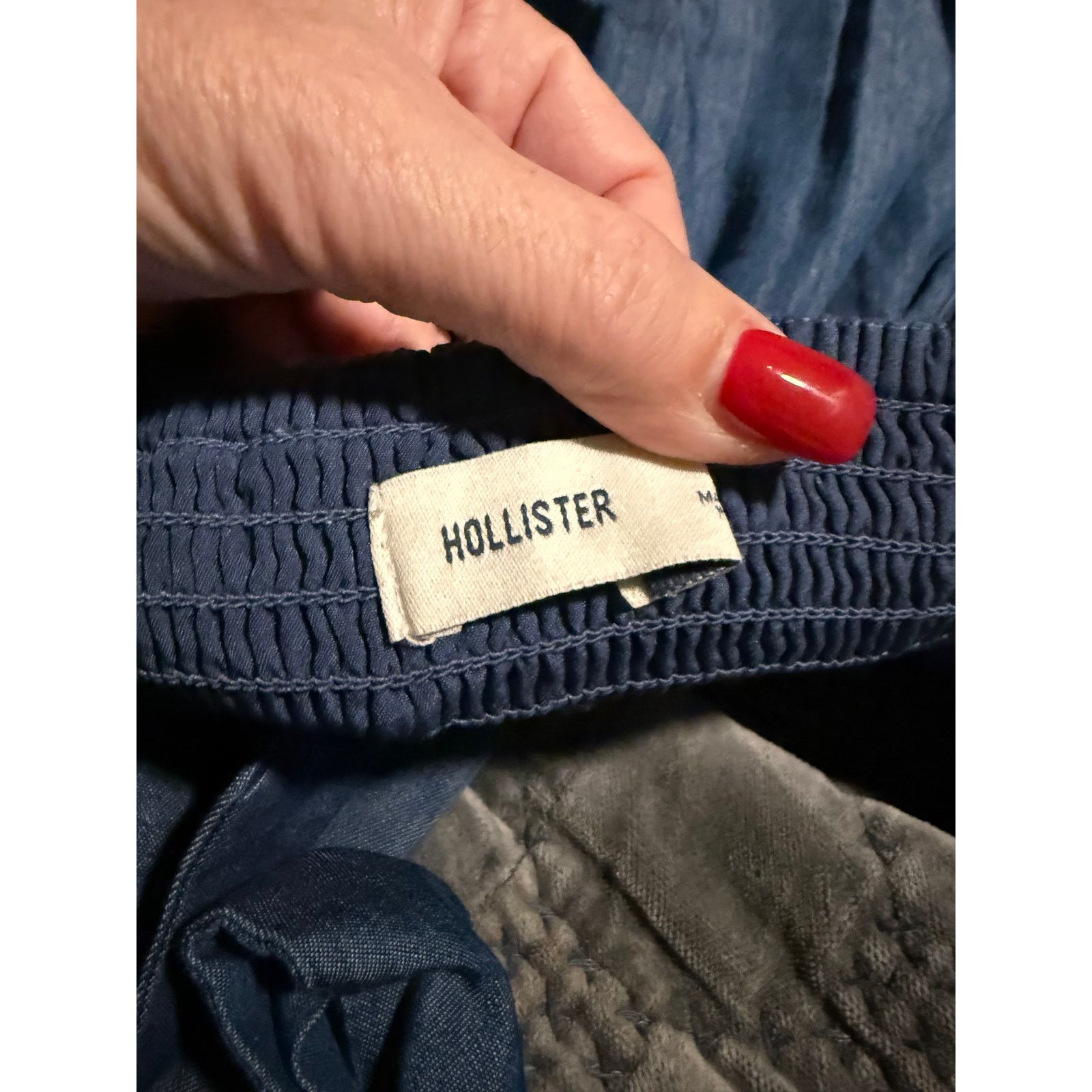 Hollister Hollister Blue Halter Mini Dress Women Denim Summer S - G003 Size S / US 4 / IT 40 - 5 Thumbnail