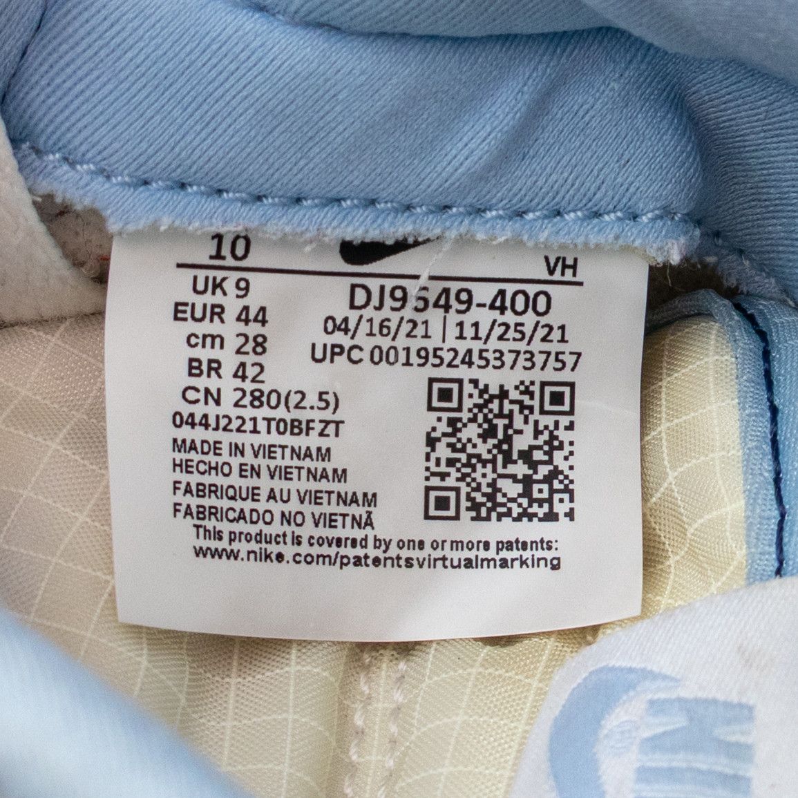 Nike Nike x Union LA Mens’s Dunk Low Passport Pack“ Sz: 10 Size US 10 / EU 43 - 13 Thumbnail