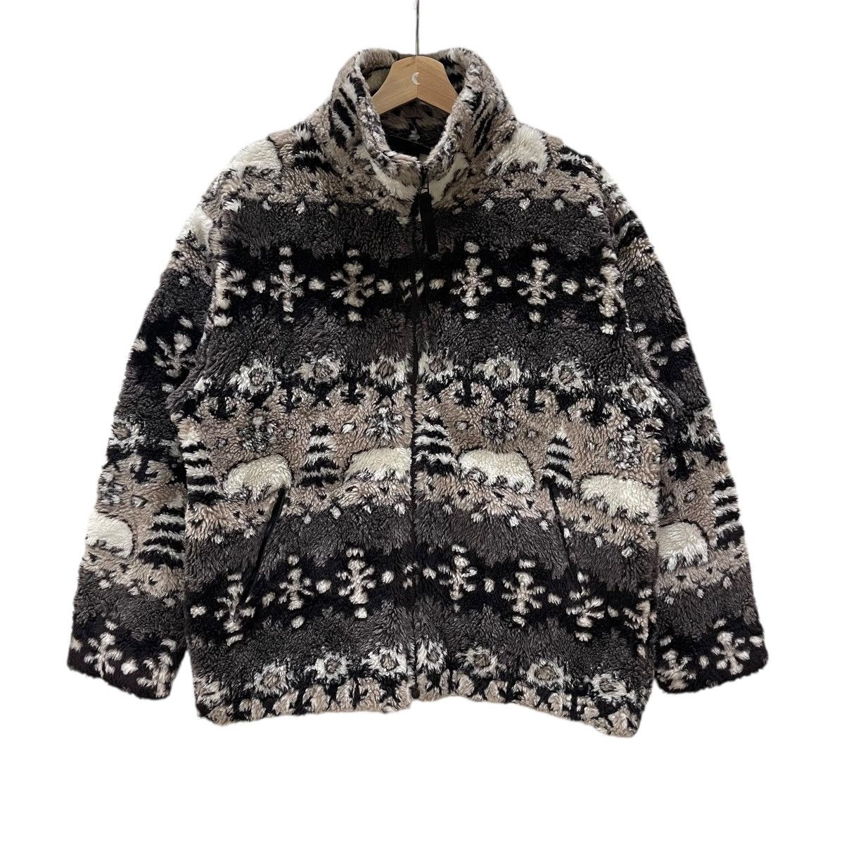 Snow Peak Full Print Mountain Fleece Zipper Jacket Size US M / EU 48-50 / 2 - 3 Thumbnail