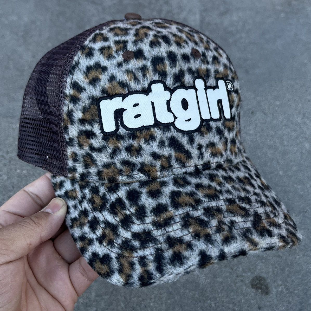Stray Rats 2025’ Stray Rats Ratgirl Leopard Trucker Hat Size ONE SIZE - 1 Thumbnail