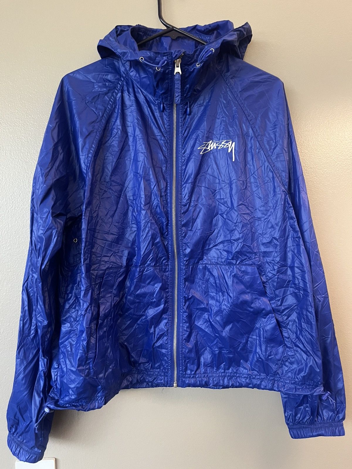Stussy Stussy new beach shell nylon jacket S blue majotech zip up Size US S / EU 44-46 / 1 - 3 Thumbnail