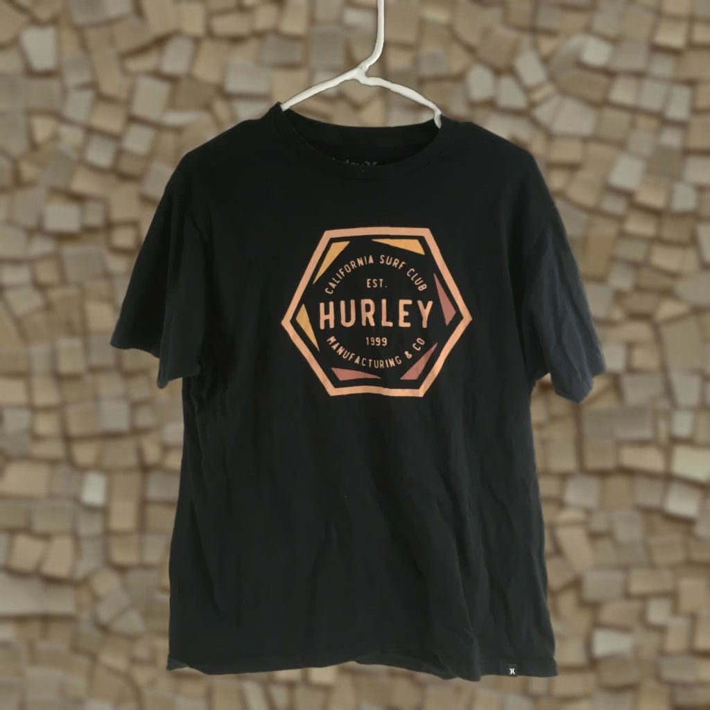 Hurley Hurley T-Shirt Men Size L Black California Surf Club Short Sleeve Crew Neck Size US L / EU 52-54 / 3 - 1 Thumbnail