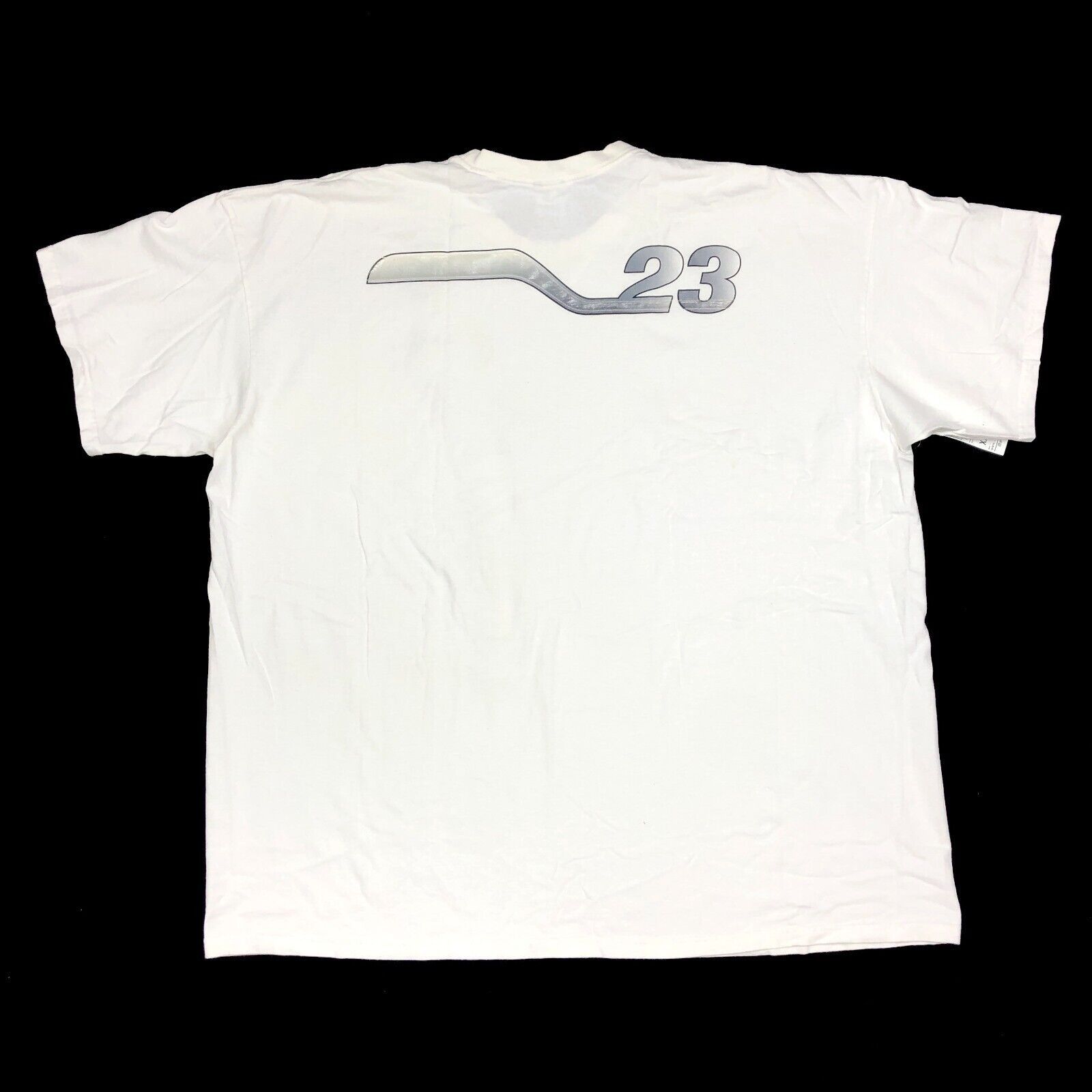 Jordan Brand × Vintage vintage Y2K Jordan Logo 23 Chrome logo White Tee T shirt 3XL Size US XXL / EU 58 / 5 - 4 Thumbnail