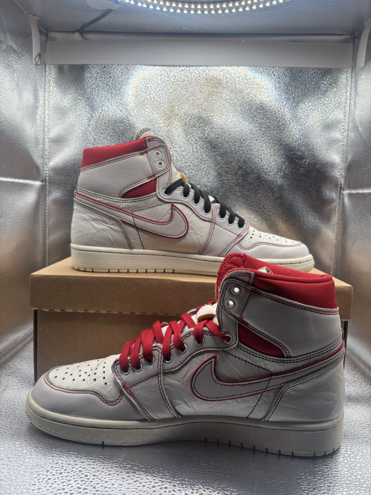 Jordan Brand Air Jordan 1 Phantom Gym Red Size US 10 / EU 43 - 5 Thumbnail