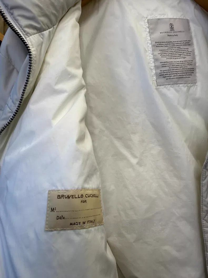 Brunello Cucinelli Brunello Cucinelli Beaded Goose Down Jacket Size S / US 4 / IT 40 - 7 Thumbnail
