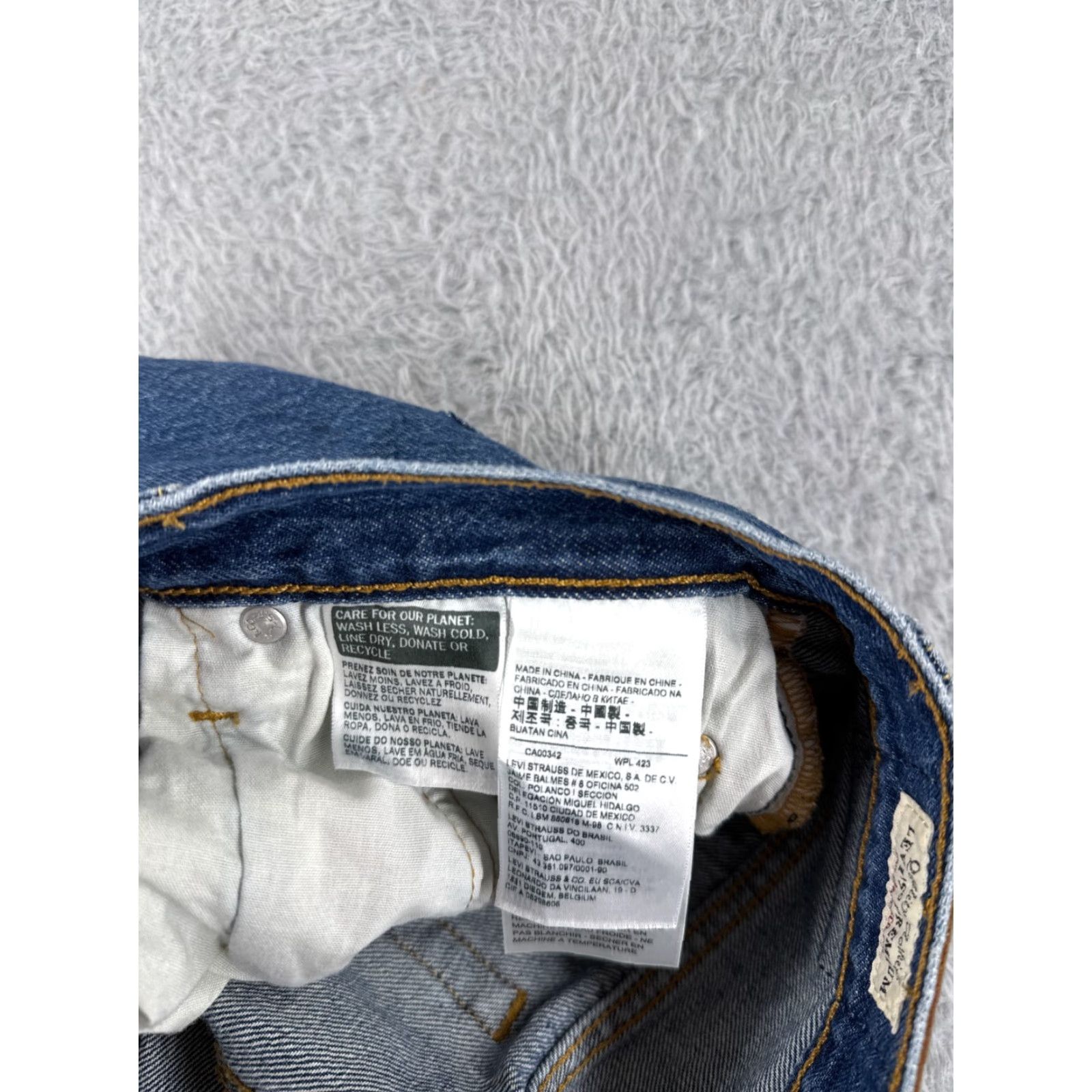 Levi's Levis Jeans Womens 27 Blue Denim 501 XX Tapered Slim Regular 5-Pocket Denim Blue Size 27" / US 4 / IT 40 - 7 Thumbnail