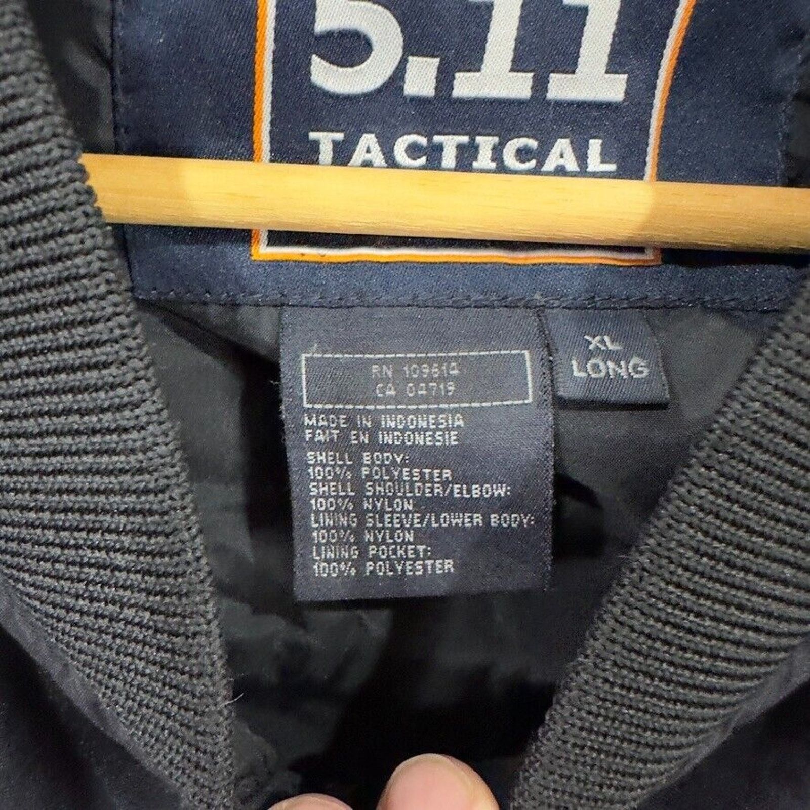 5.11 5.11 Tactical Fleece Jacket Mens XL Long Blue Full Zip Size US XL / EU 56 / 4 - 5 Thumbnail