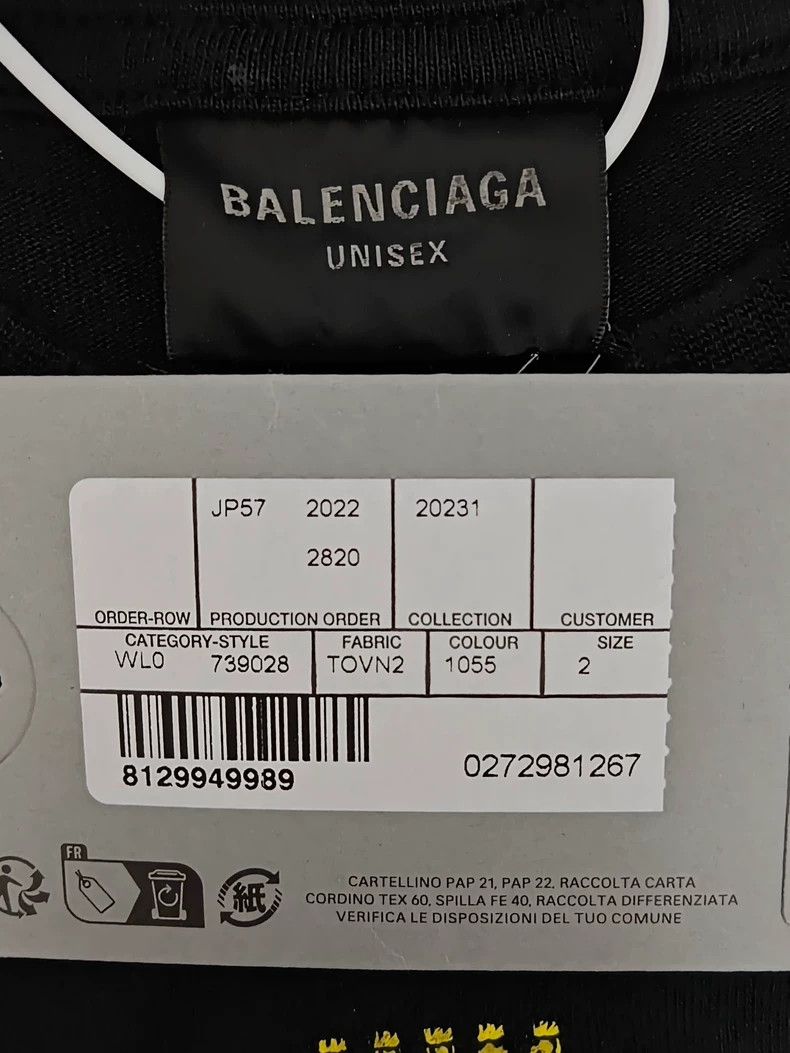 Balenciaga Balenciaga 23 SS Mud Dye Manchester United Sabotage Worn Ve Size US M / EU 48-50 / 2 - 4 Thumbnail