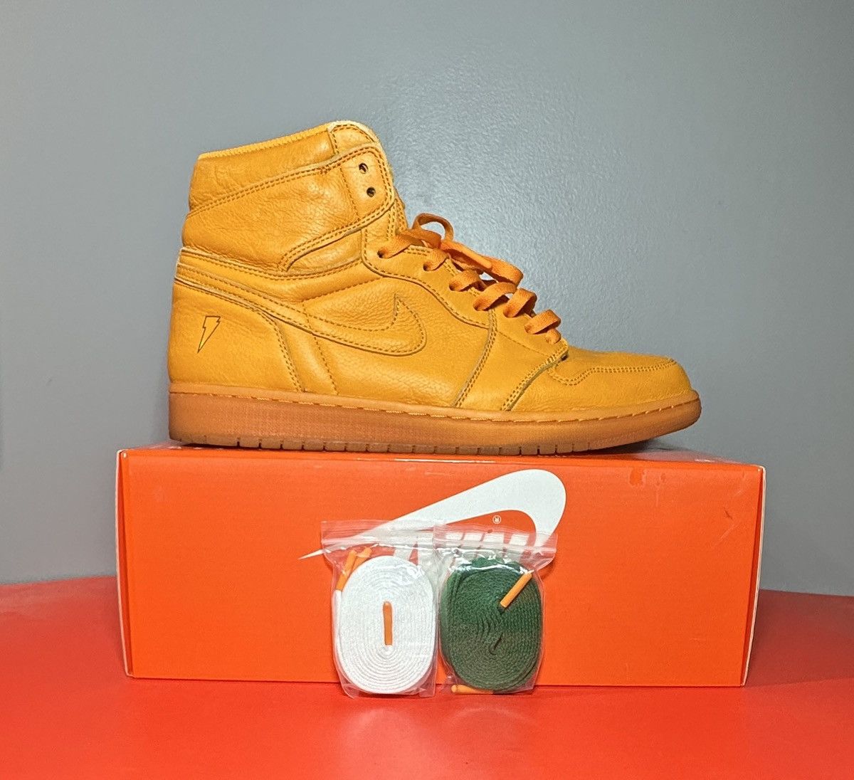 Size 12 - Air Jordan 1 Retro OG G8RD High Orange Peel