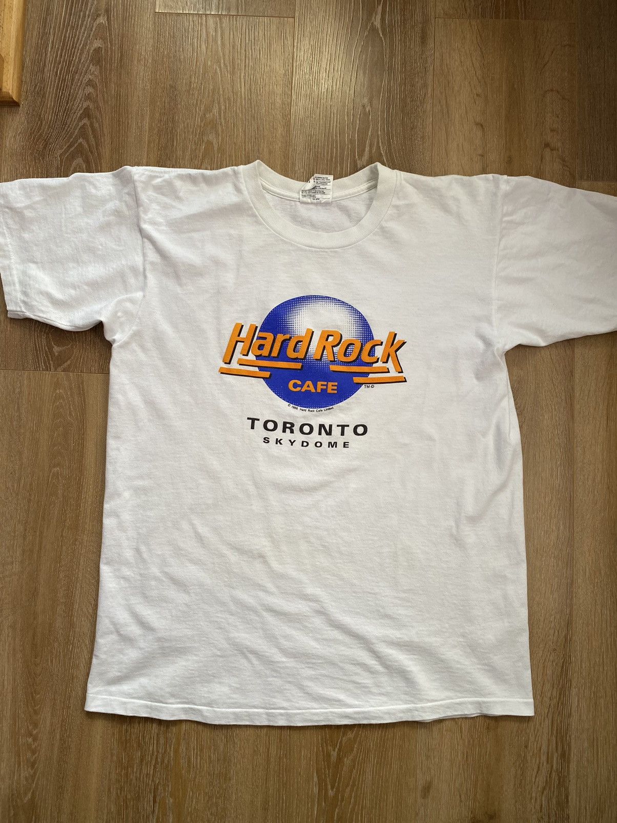 Hard Rock Cafe Vintage 1989 Hard Rock Cafe Toronto Skydom T Shirt Size US L / EU 52-54 / 3 - 1 Thumbnail