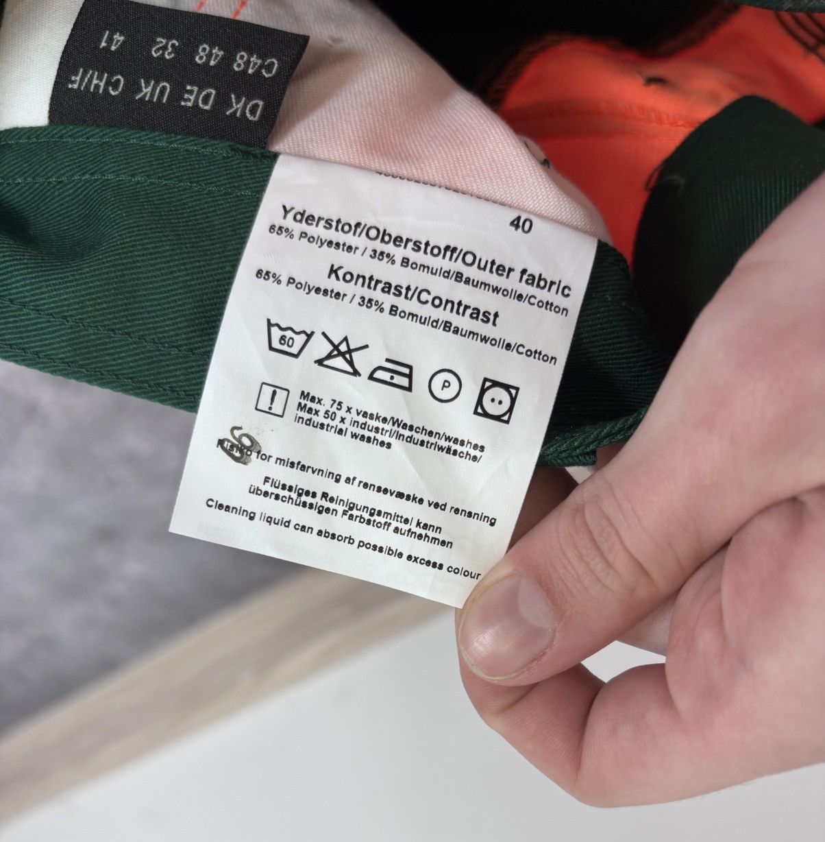 Other Mascot Men’s NEW Reflective Green/Orange Safety Work Pants Size US 32 / EU 48 - 11 Thumbnail