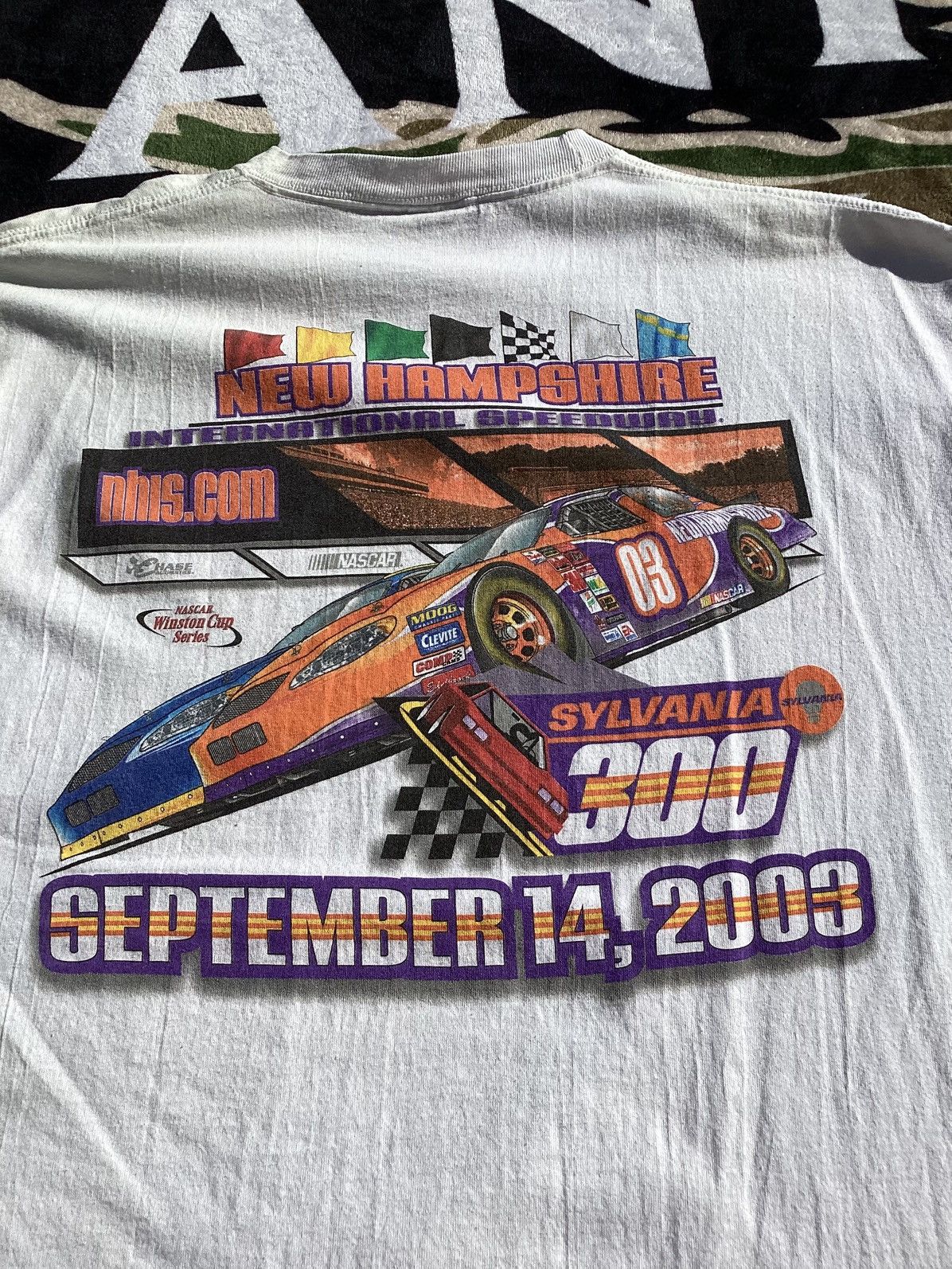 Chase Authentics Vtg 2003 Sylvania 300 NASCAR Winston cup series racing Tee Size US L / EU 52-54 / 3 - 2 Thumbnail
