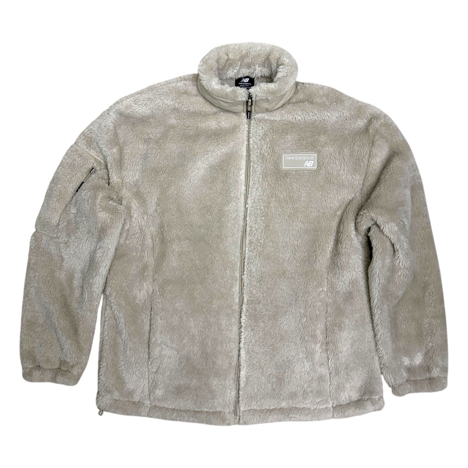 New Balance NEW BALANCE Faux Fur Fleece Soft Jacket Womens Small Size S / US 4 / IT 40 - 1 Thumbnail