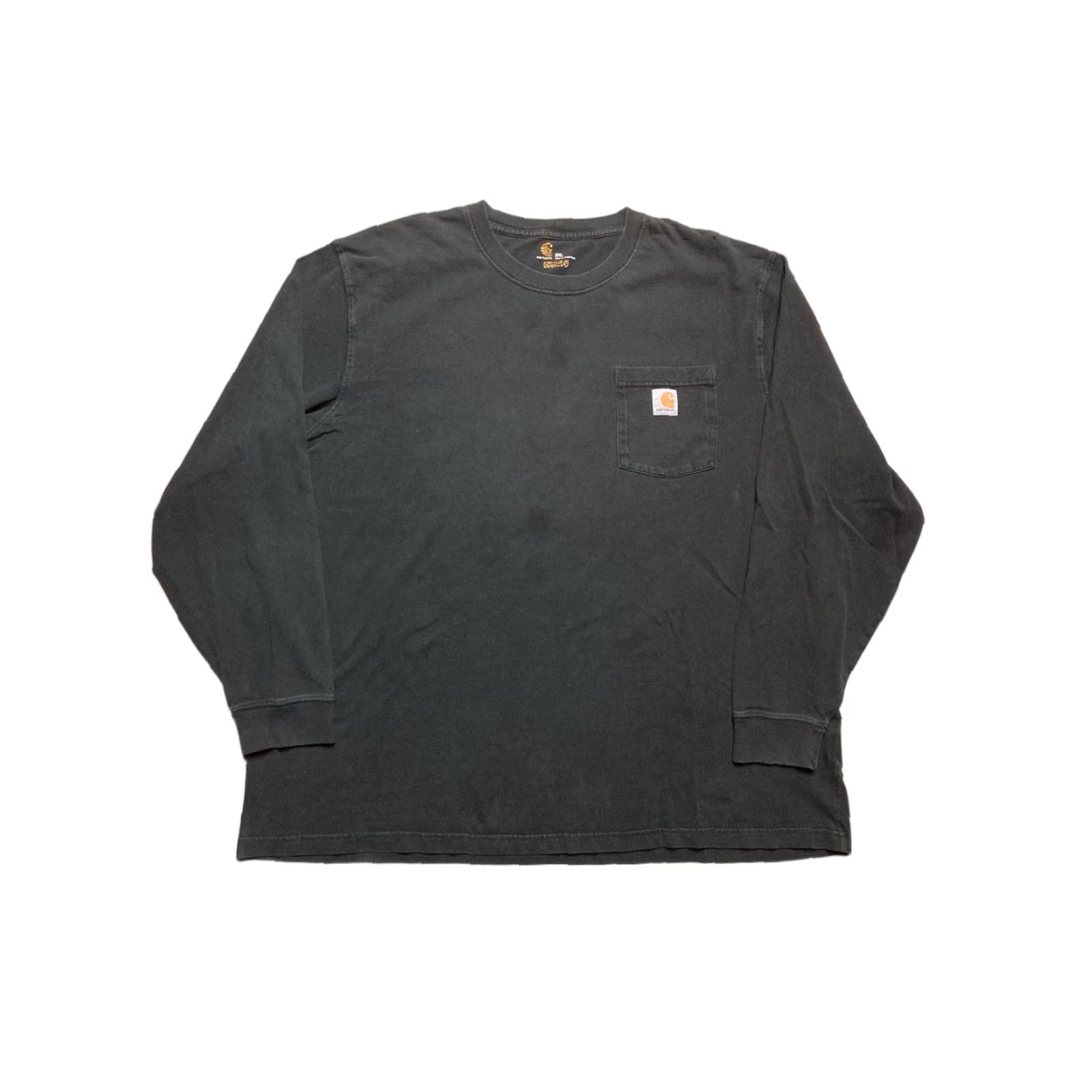 Carhartt VINTAGE Carhartt Original Fit T Shirt Long Sleeve Black Goth Grunge Workwear Men XXL Size US XXL / EU 58 / 5 - 1 Thumbnail