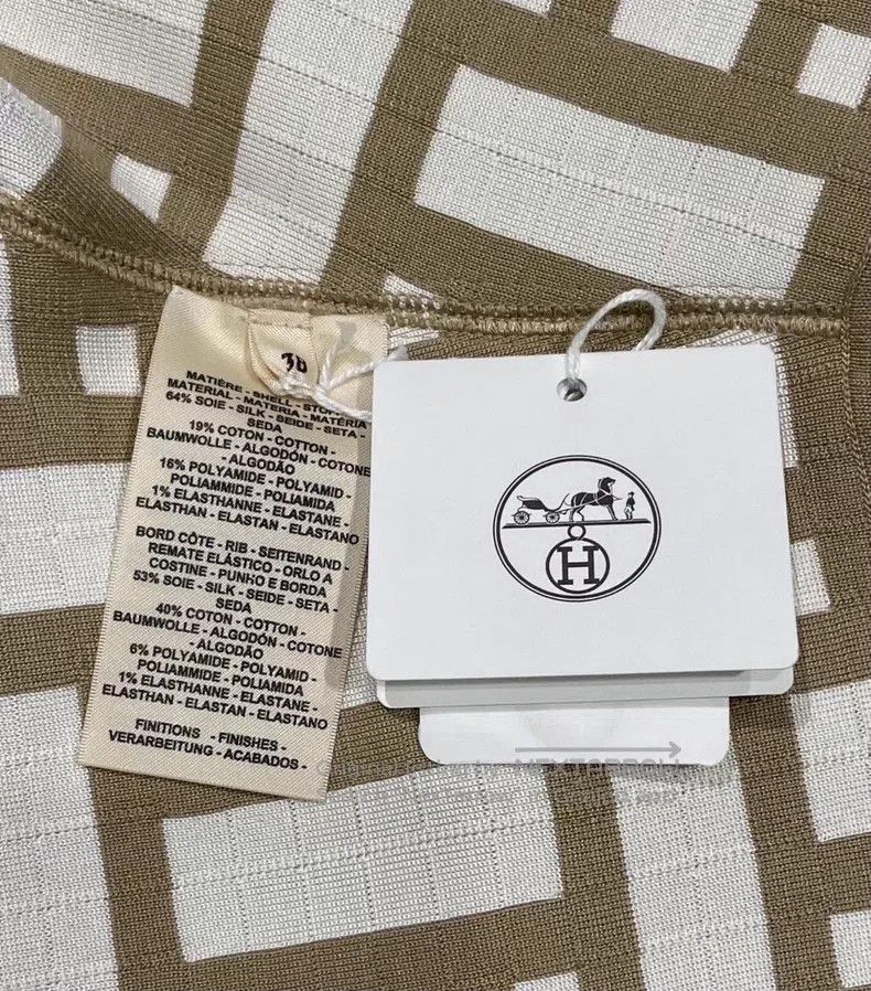 Hermes Hermes Toast Beige Square Neck Jacket Size XS / US 0-2 / IT 36-38 - 6 Thumbnail