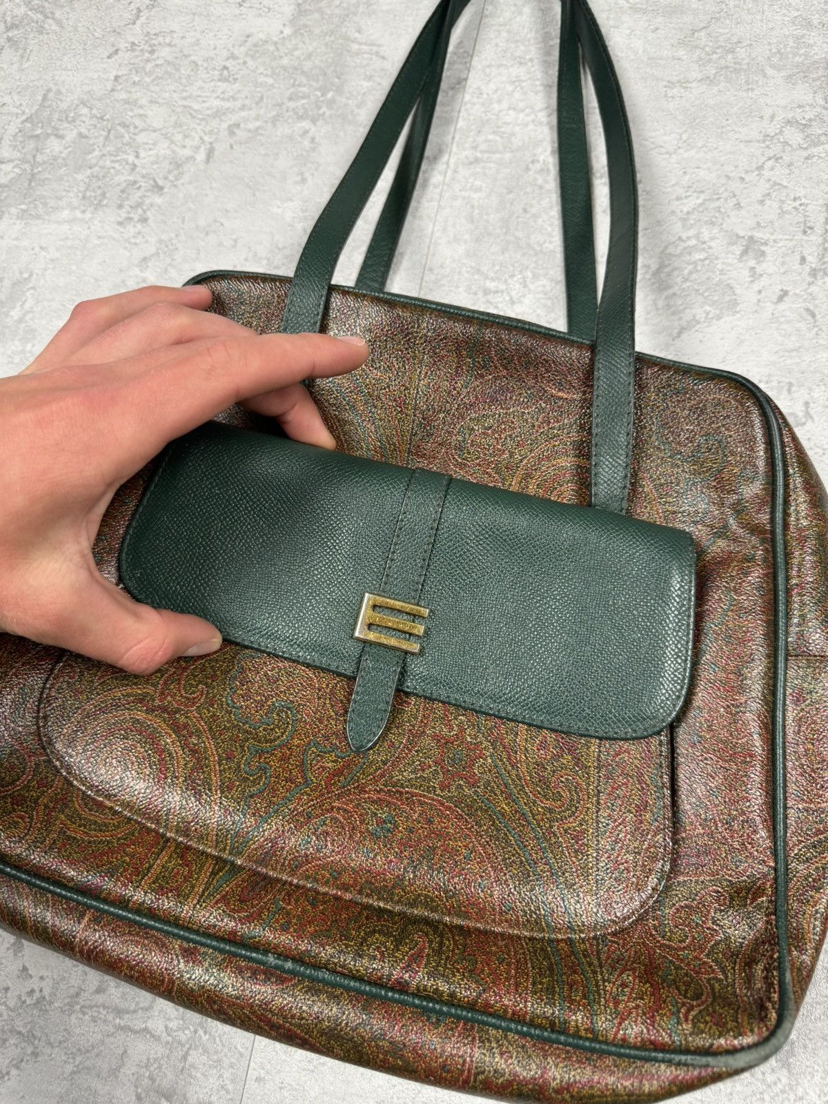 Etro Vintage ETRO Patterned Shoulder Bag Size ONE SIZE - 4 Thumbnail