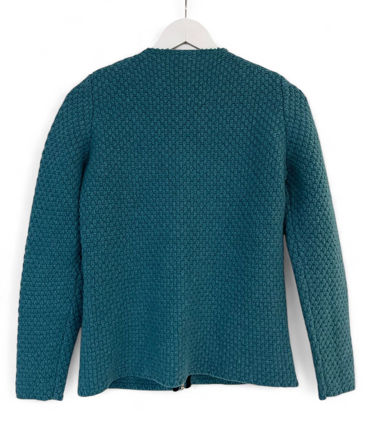 Fred Perry × Vintage 90's Fred Perry Italy Wool Cardigan Sweater Zip Women's L Size L / US 10 / IT 46 - 2 Thumbnail