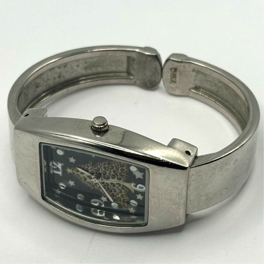 Other Silver & Black Star Cuff Watch Size ONE SIZE - 3 Thumbnail