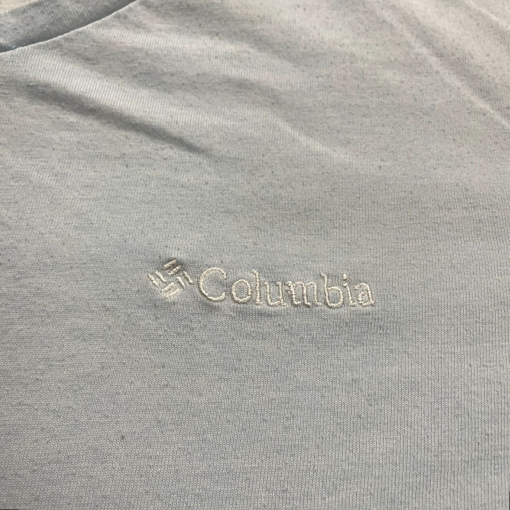 Vintage Columbia Shirt Large Lightblue V Neck Short Sleeve Omni Wick Tee Top Casual Mens Size US L / EU 52-54 / 3 - 4 Thumbnail