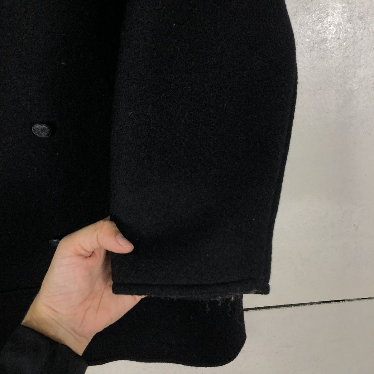 Issey Miyake 🔥VINTAGE WOOL JACKET DOUBLE BREAST COURREGES PARIS Size US M / EU 48-50 / 2 - 15 Thumbnail