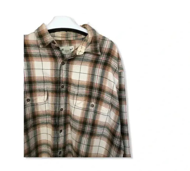 Eddie Bauer Vintage Eddie Bauer plaid Tartan Flannel Shirt 👕 Size US L / EU 52-54 / 3 - 2 Thumbnail
