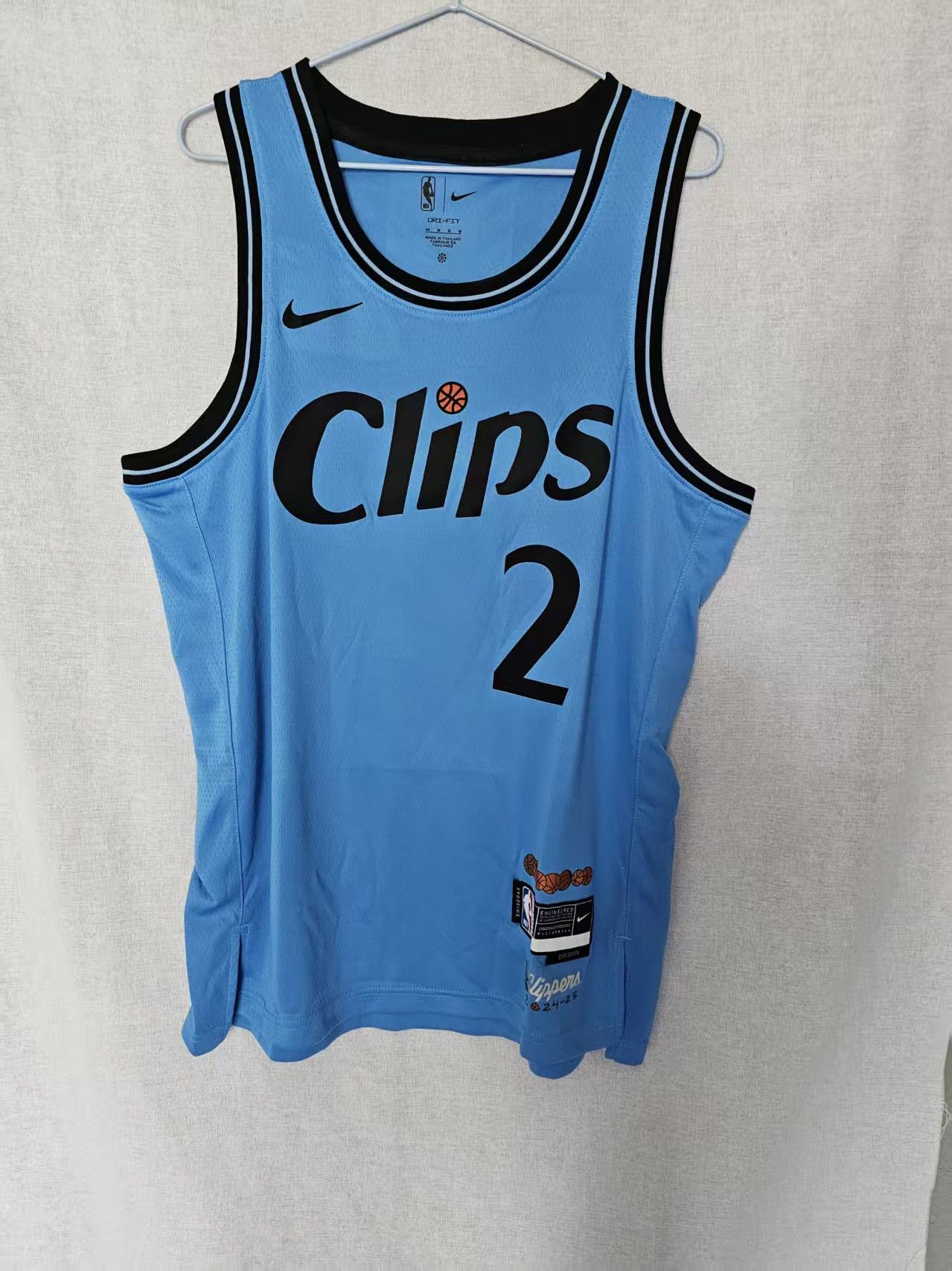 NBA Los Angeles Clippers 2 Kawhi Leonard Jersey L Size US L / EU 52-54 / 3 - 2 Thumbnail