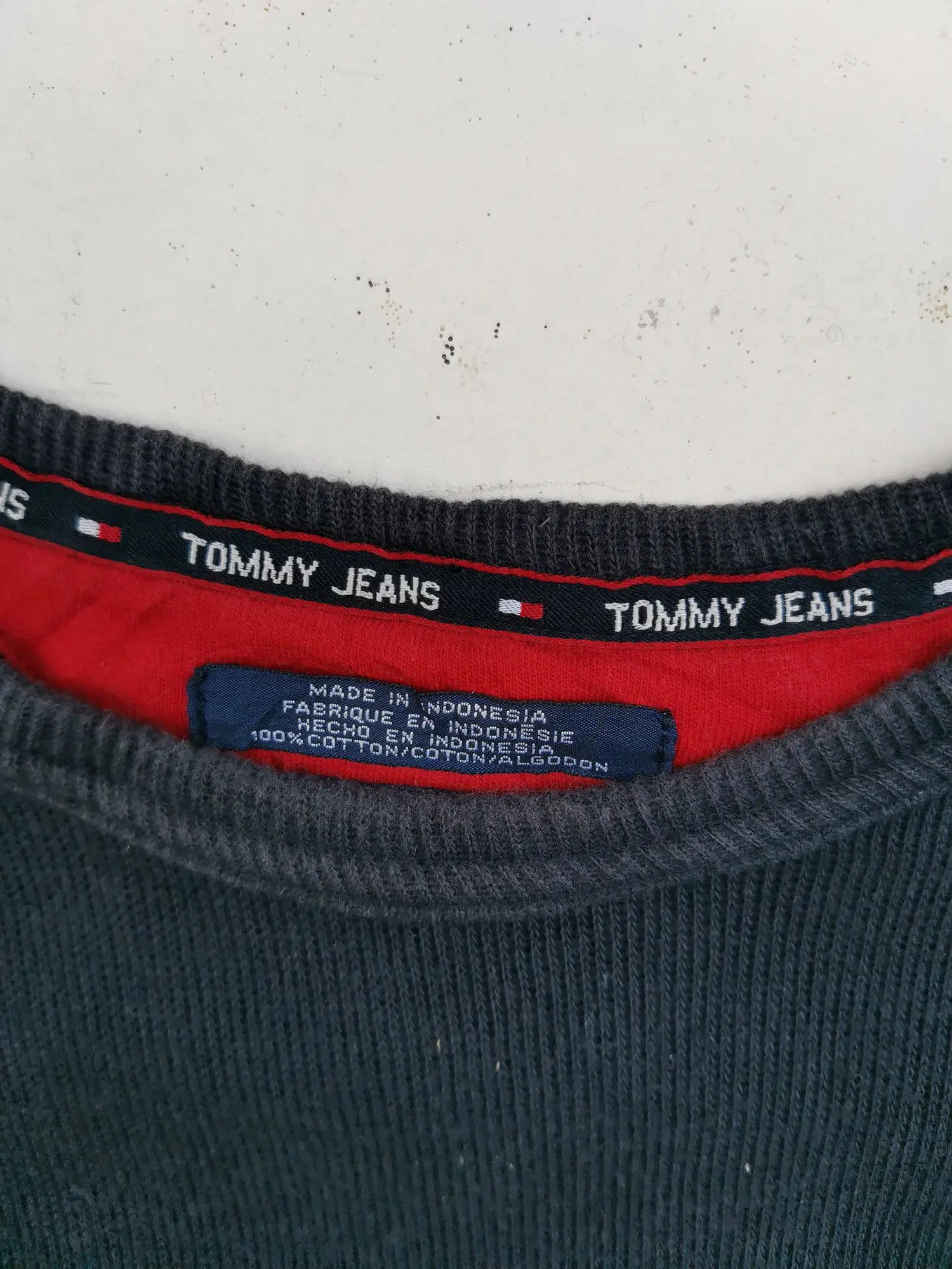 Property of Tommy Jeans Embroidered Big Logo Sweatshirt