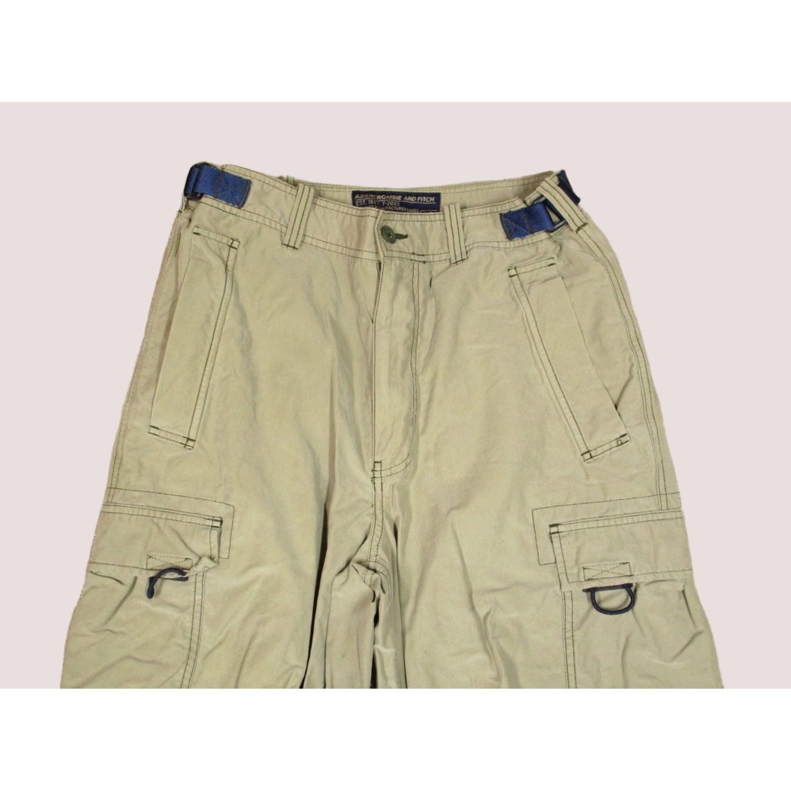 Abercrombie & Fitch VINTAGE Abercrombie & Fitch Pants Men Small Brown Cargo Baggy Lightweight Y2K Size US 30 / EU 46 - 1 Thumbnail