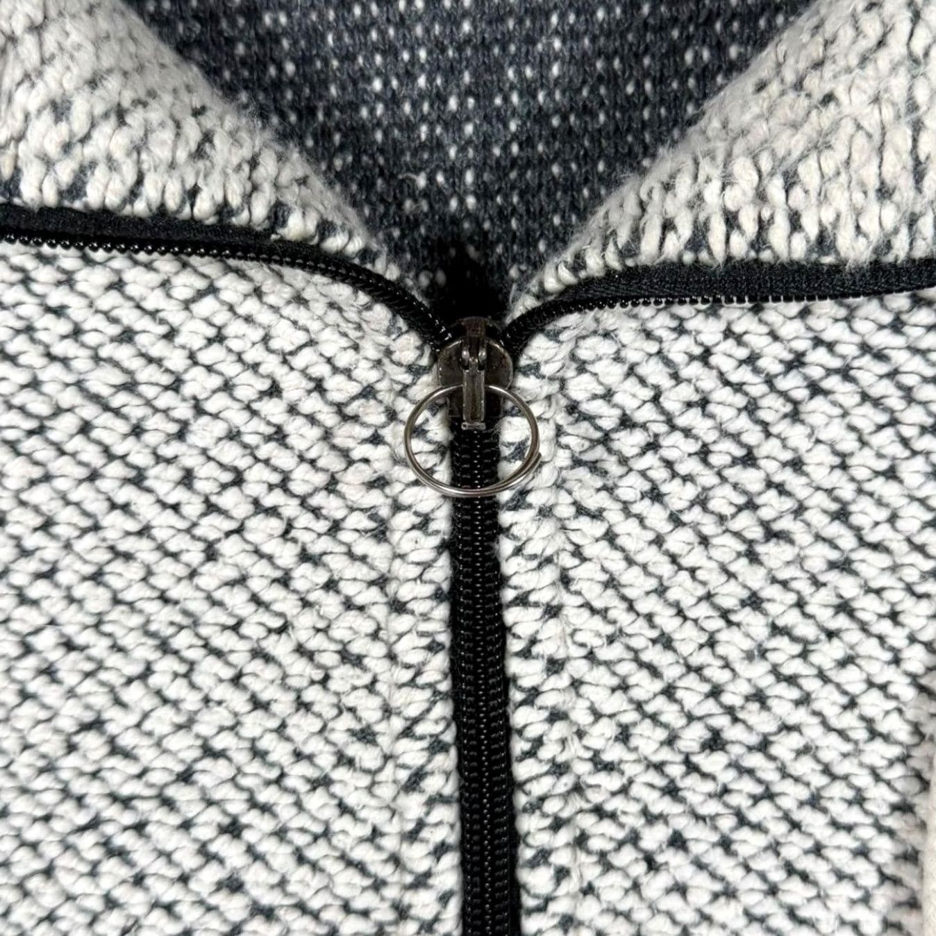 Vintage Weird Fish Embroidered Mini Logo Grey Macaroni Knit 1/4 Zip Sweatshirt Large Size US L / EU 52-54 / 3 - 5 Thumbnail