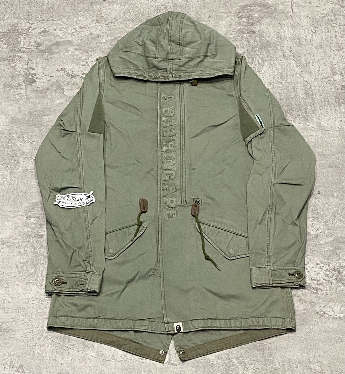 Bape Bape Spellout OG Parka Jacket Japan Exclusive Size US M / EU 48-50 / 2 - 1 Thumbnail