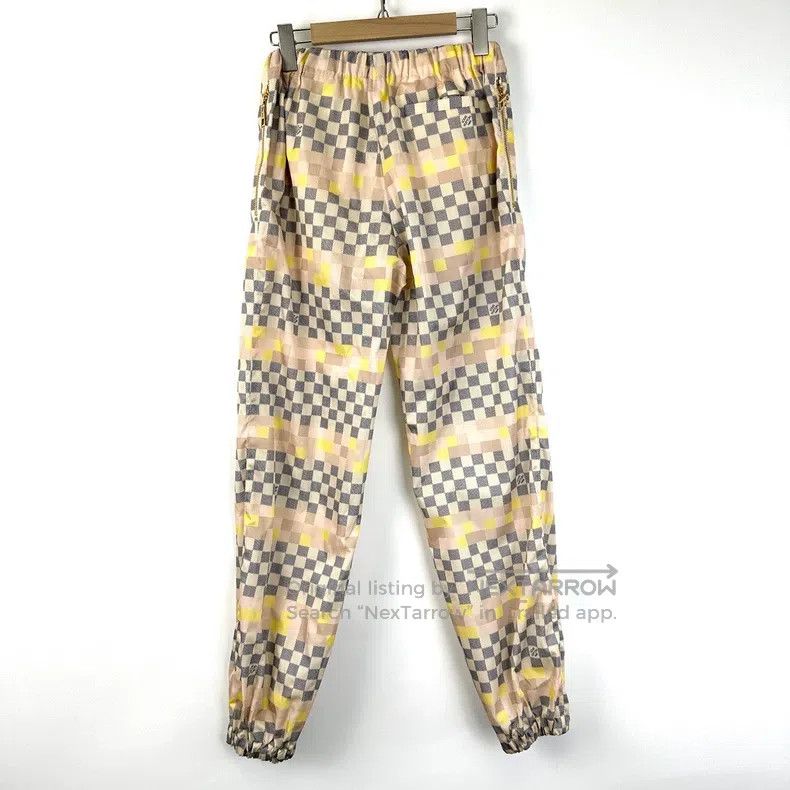 Louis Vuitton Louis Vuitton Co-branded coffee color nylon checkerboard c Size US 34 / EU 50 - 2 Thumbnail
