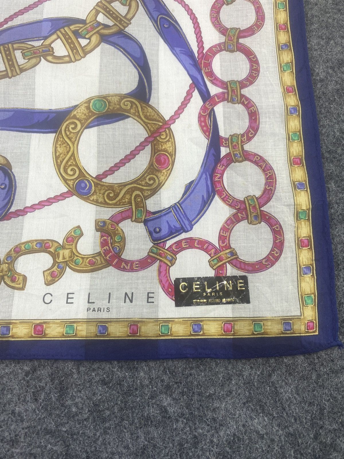 Celine × Vintage Celine handkerchief bandana neckerchief-B072 Size ONE SIZE - 5 Thumbnail